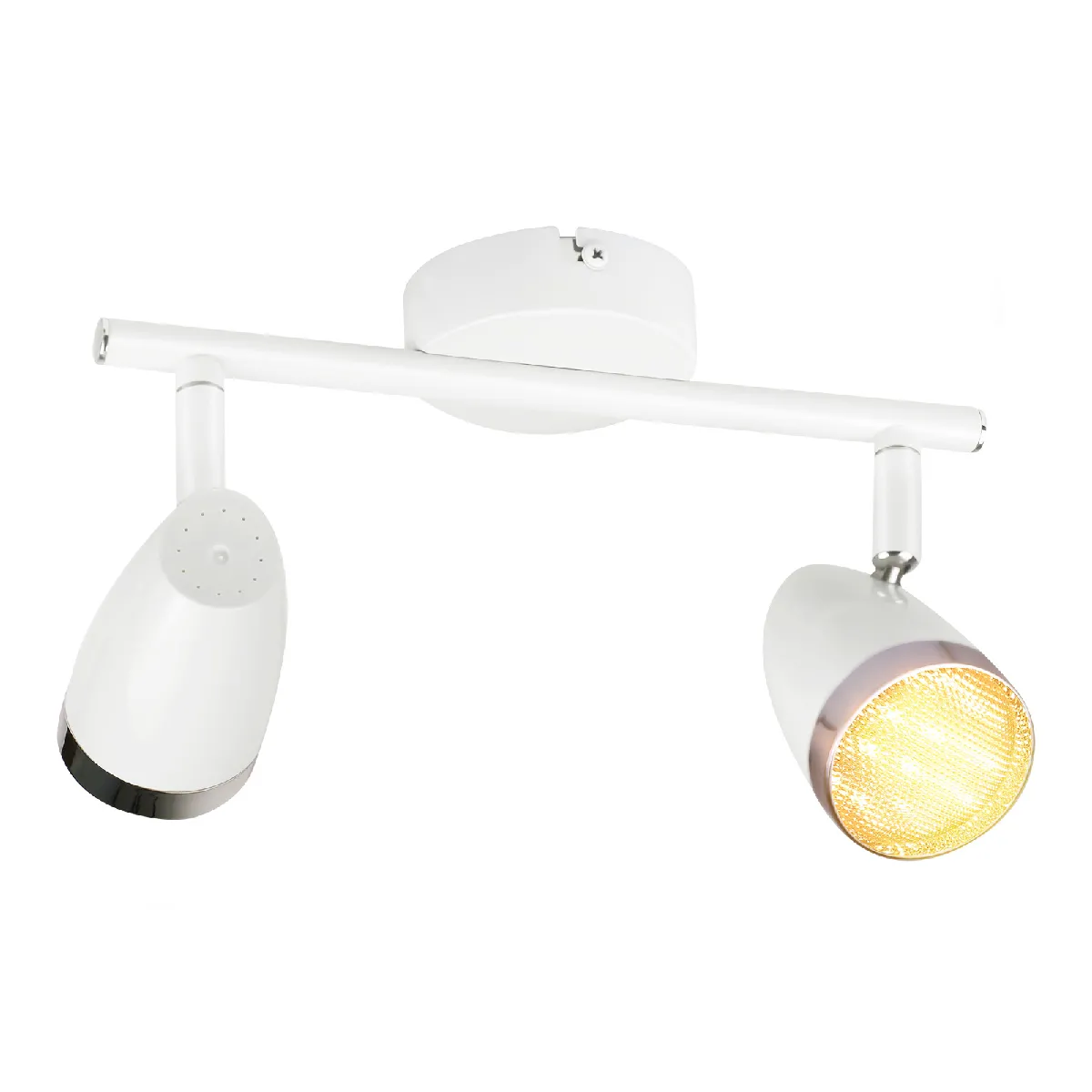 Zmh spot de plafond 2 flammes - Blanc