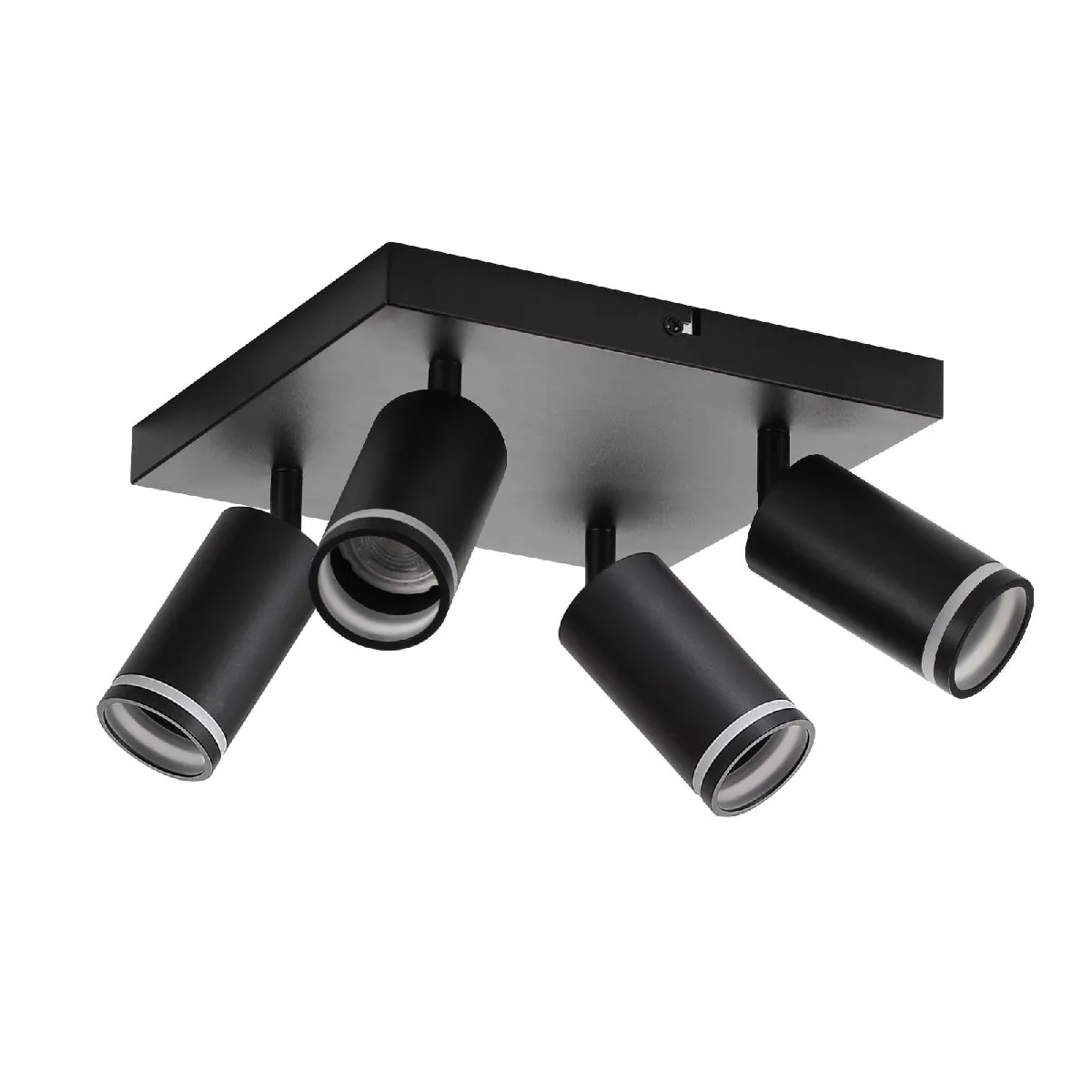 Zmh plafonnier cylindrique métal - Noir