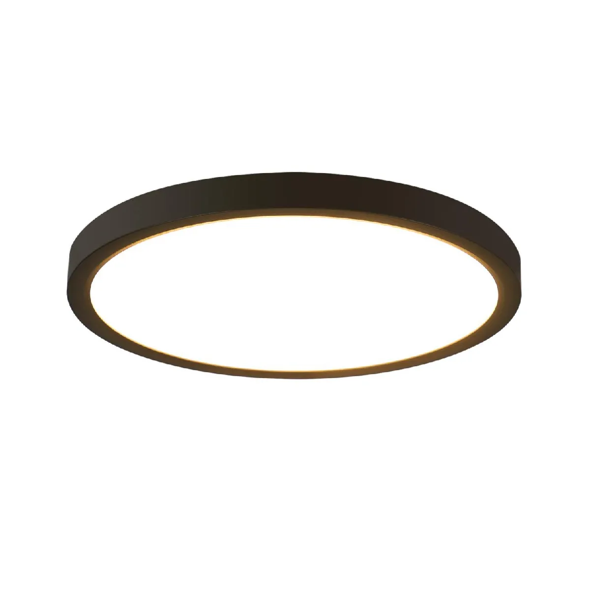 Zmh Plafonnier LED rond - Noir