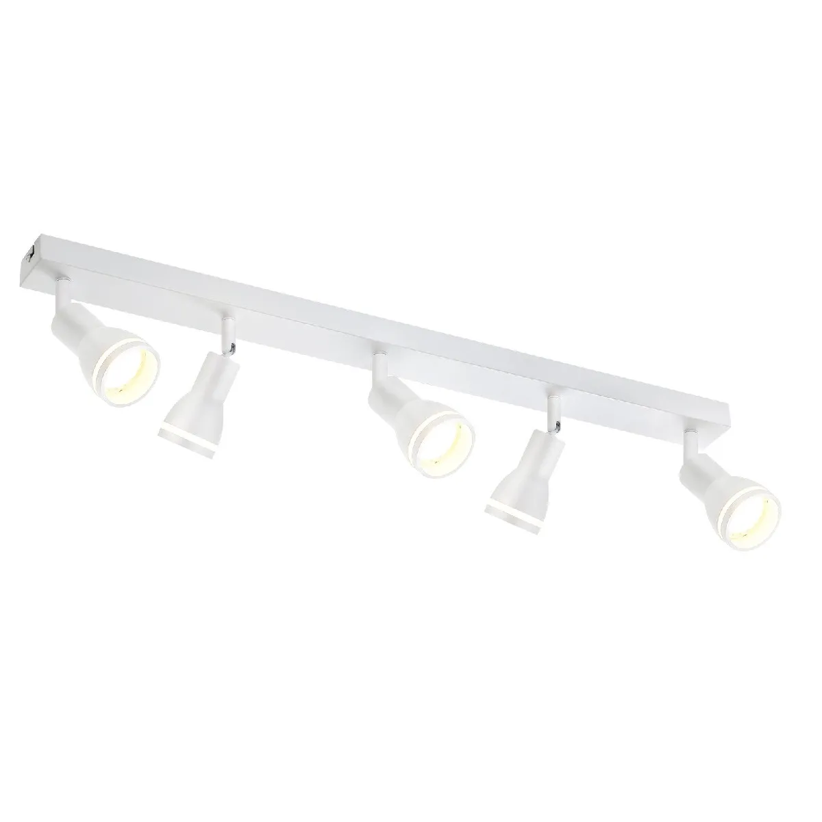Zmh plafonnier spots 5 flammes - Blanc