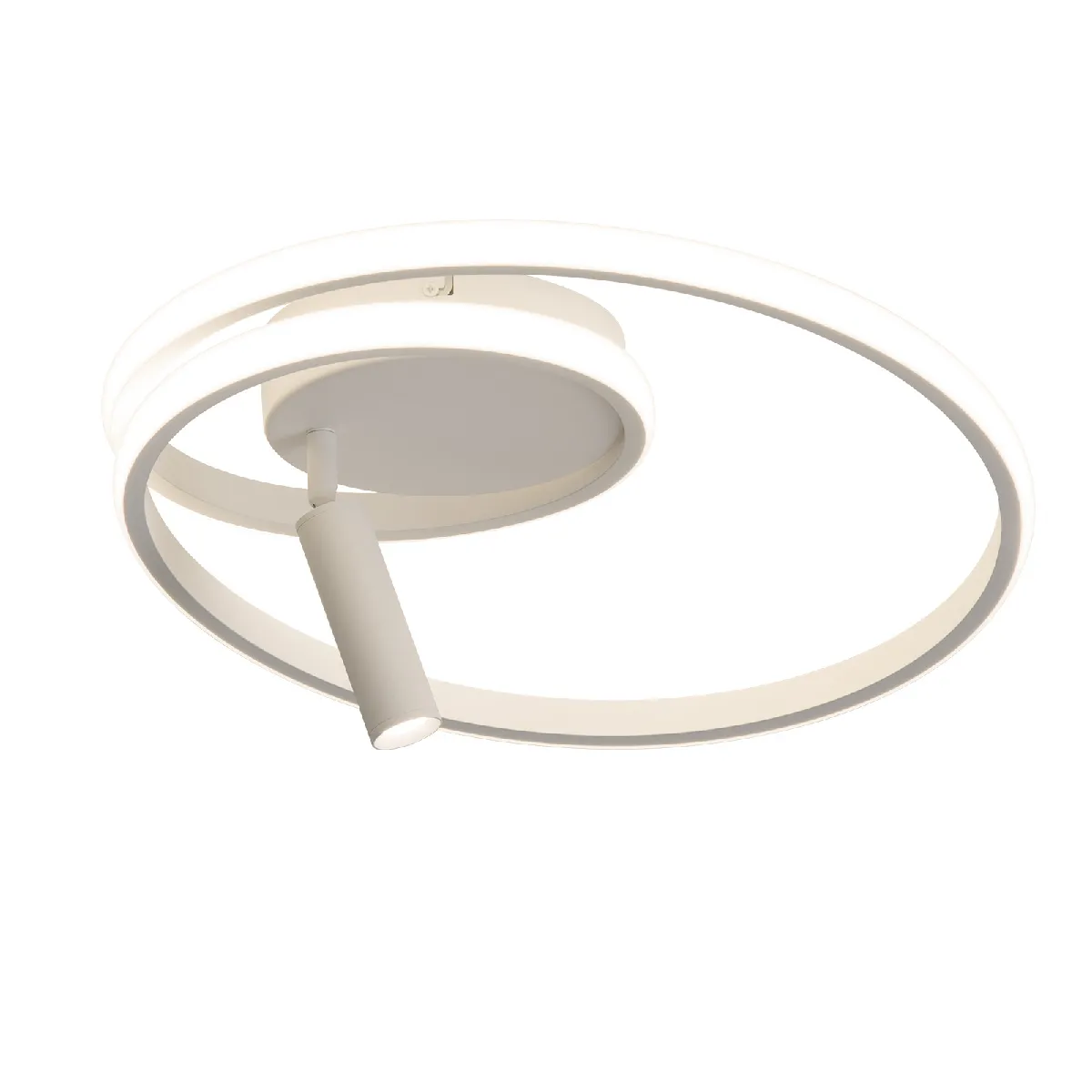Zmh Plafonnier LED rond - Blanc