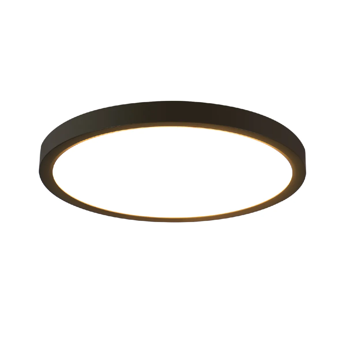 Zmh Plafonnier LED rond - Noir