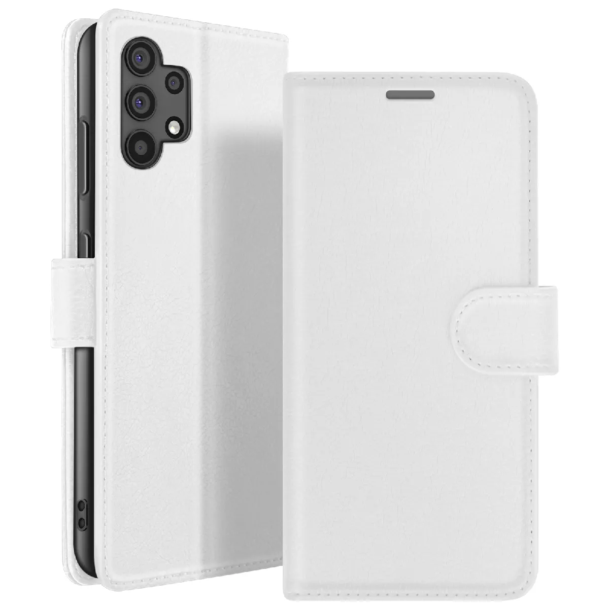 GENERIQUE - Etui Portefeuille pour Samsung Galaxy A32 4G - Blanc - Image 2