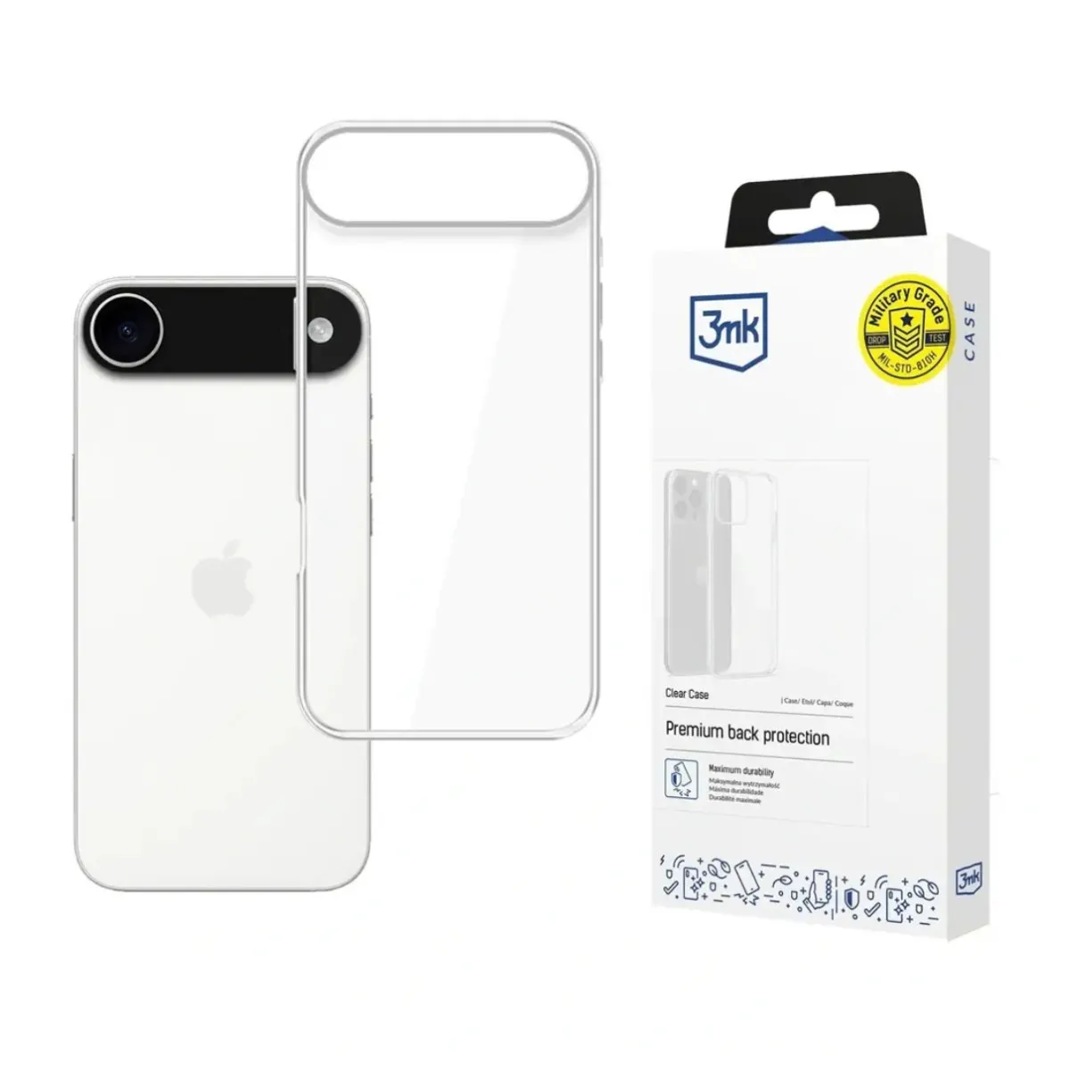 3Mk Transparent Housse Pour Apple Iphone 17 Air, Clear, E - Image 2