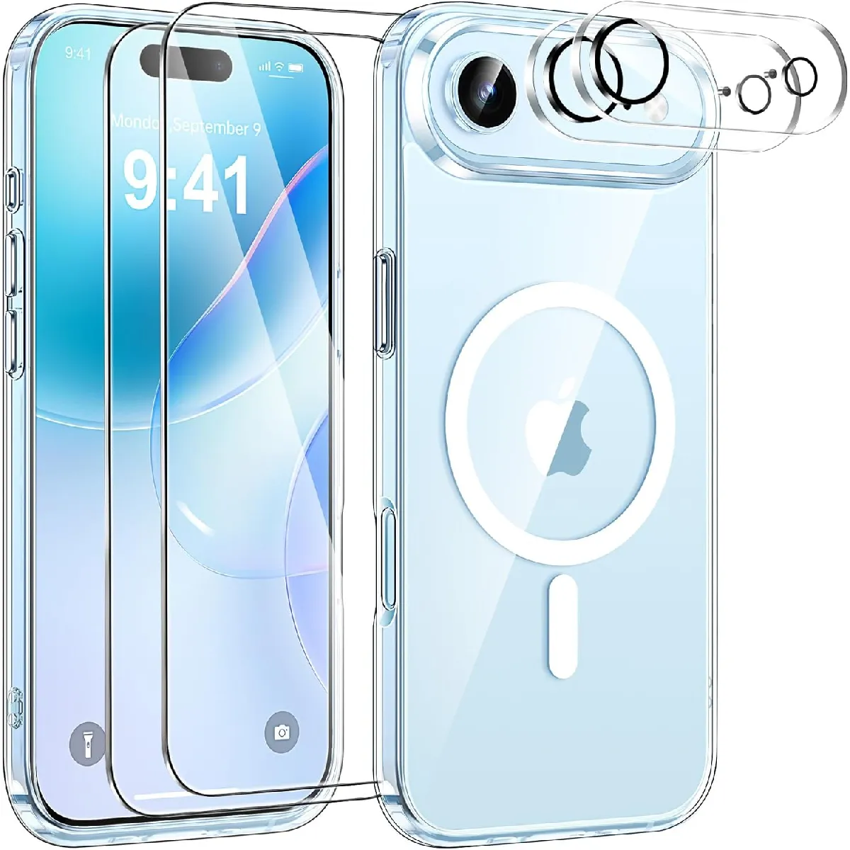 Little Boutik Coque Compatible Magsafe Apple Iphone 17 Air - Transparent