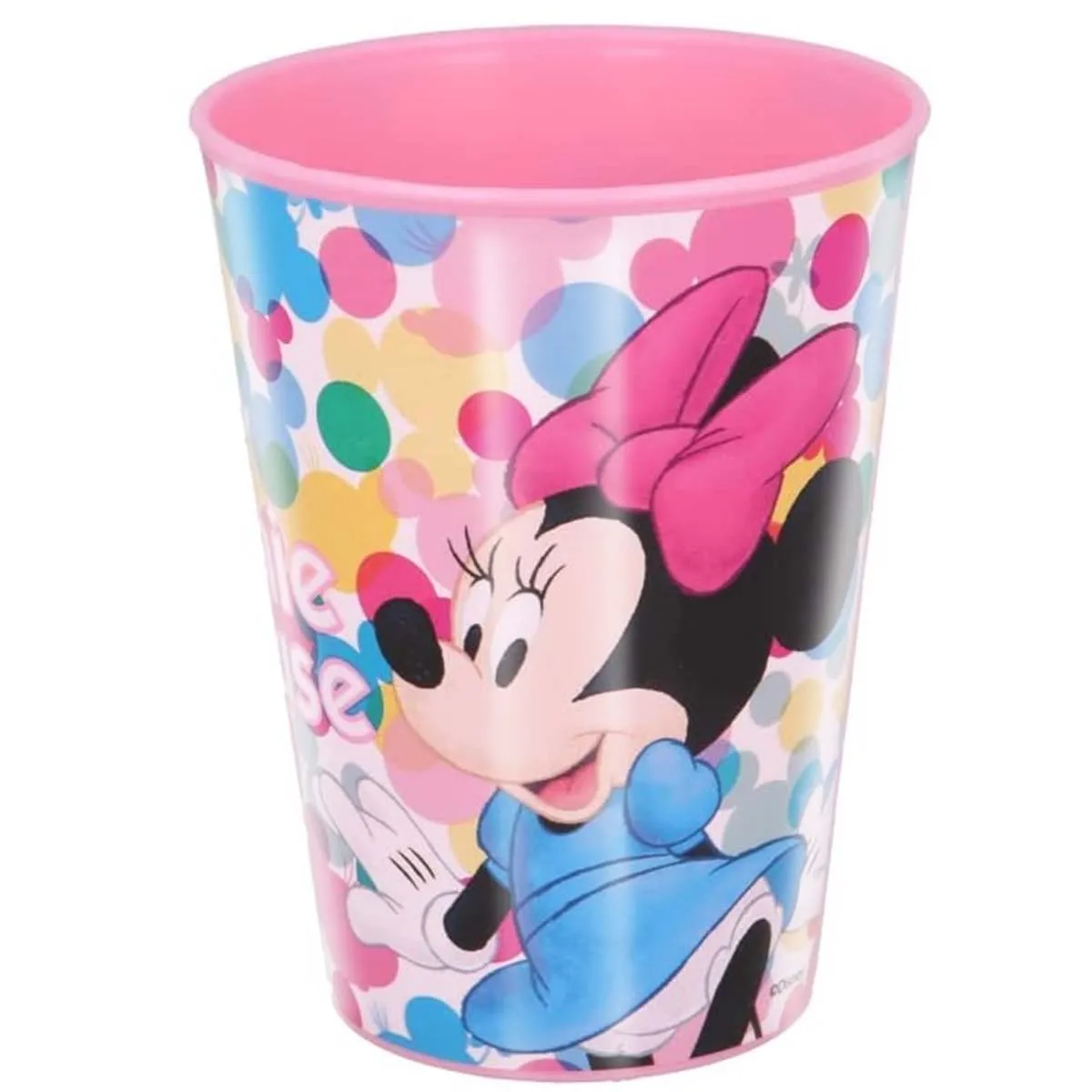Disney Bleu/Rose Minnie Mouse Gobelet 430Ml Réutilisable En Plastique Sans Bpa