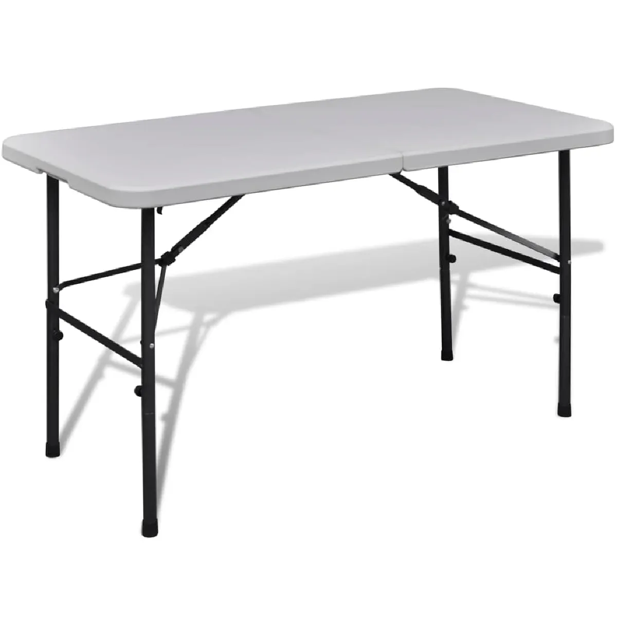 Vidaxl Table de jardin pliable 122 cm en HDPE