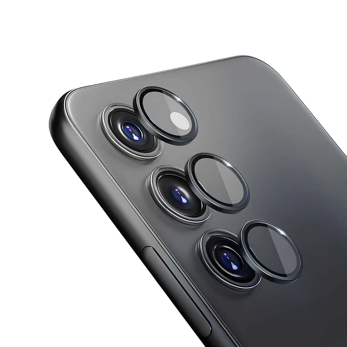 3Mk Noir Protection D'objectif Caméra Pour Galaxy S24 Verre Trempé 9H Transparent