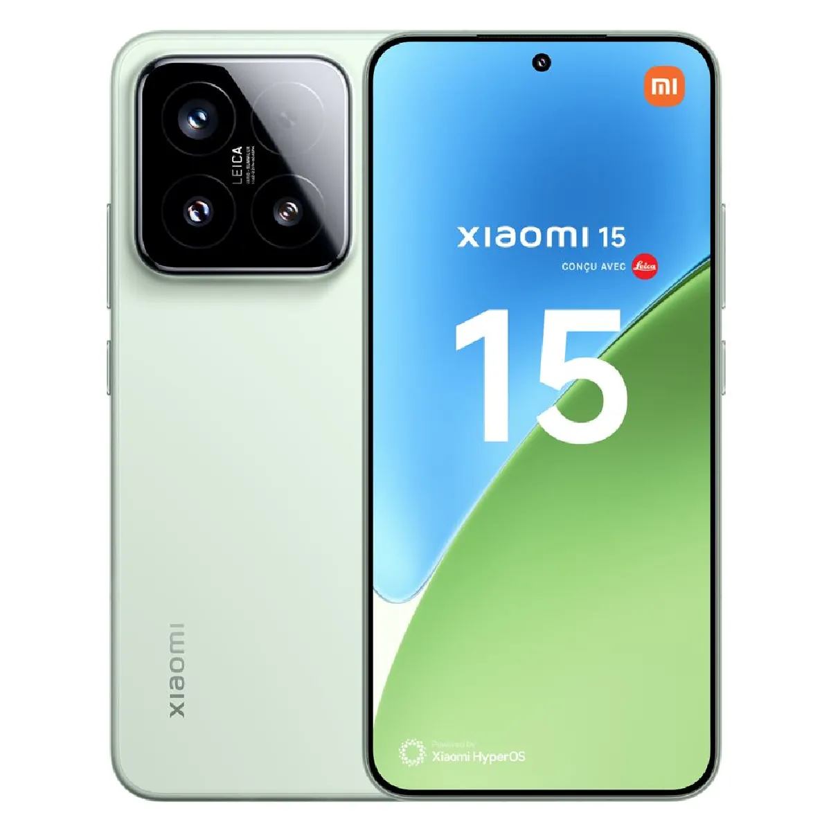 Xiaomi 15 - 5G smartphone - double SIM - RAM 12 Go / Mémoire interne 256 Go - Vert