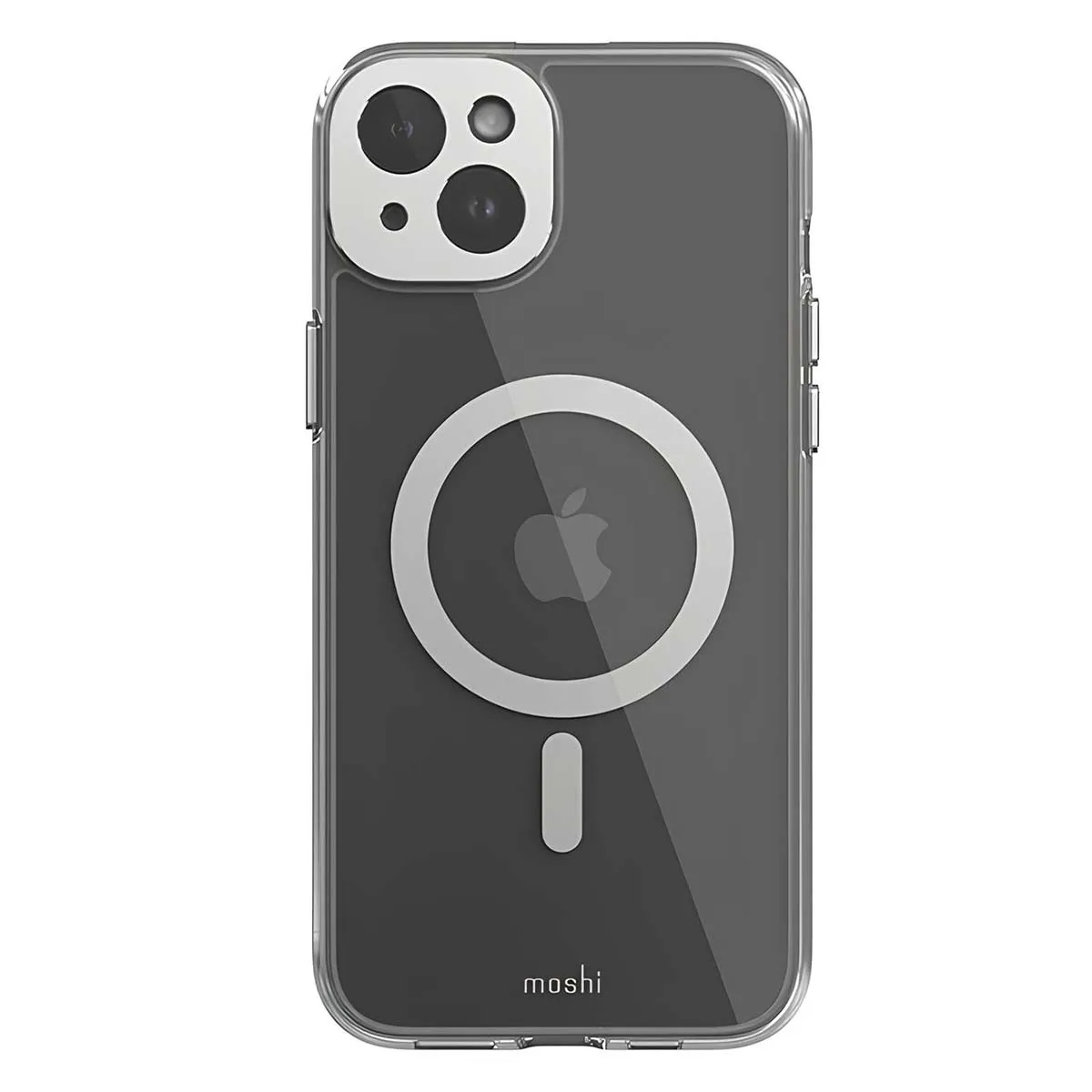 Moshi Argent Coque Magsafe Pour Iphone 15 Plus Iglaze Avec Protection Caméra Antichoc