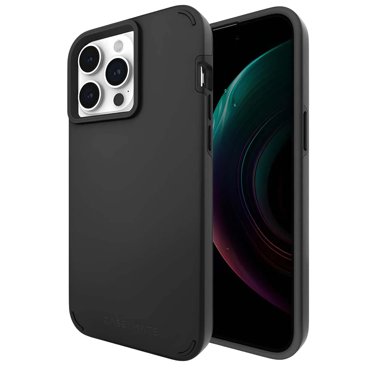 Case Mate Noir Coque Tough Duo Pour Iphone 15 Pro Max Double Protection