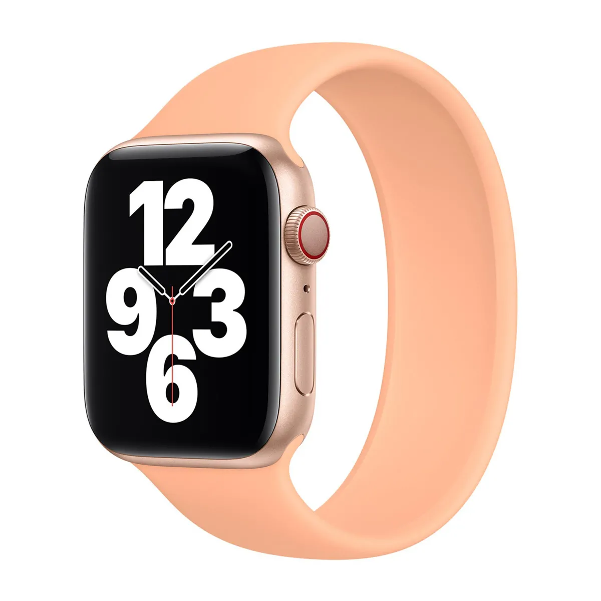 Bracelet Boucle unique en Silicone pour Apple Watch 44454649 mm Taille 10 Cantaloupe