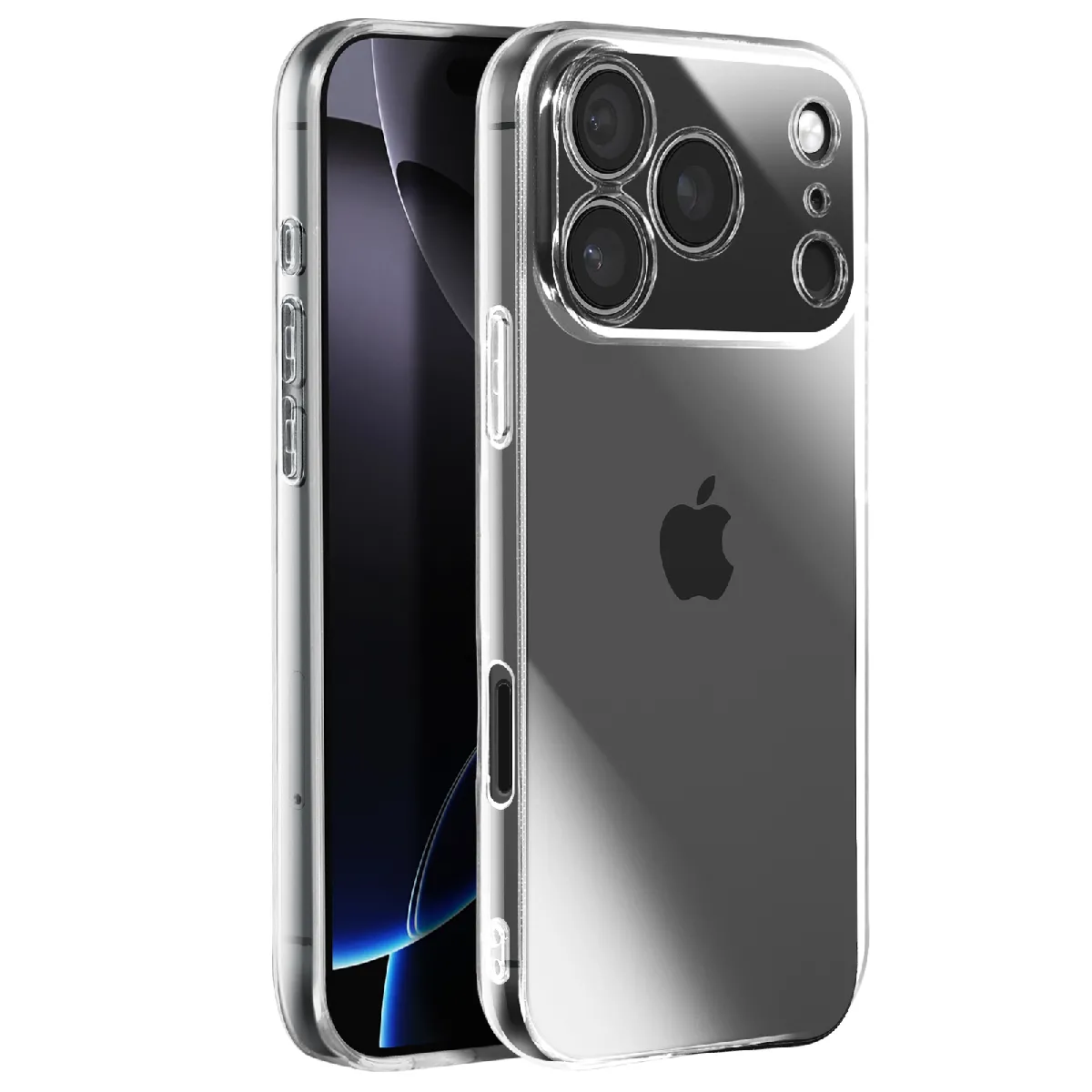 Avizar Coque Pour Iphone 17 Pro En Silicone Souple Robuste Transparent