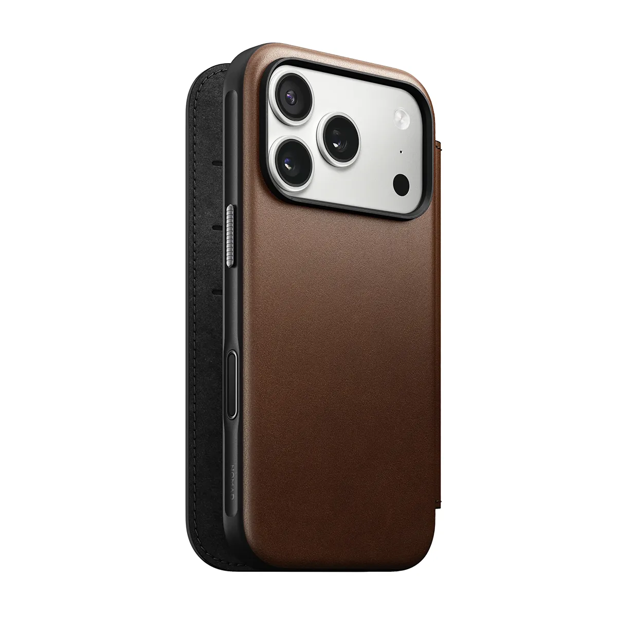 Nomad Marron Étui Folio Pour Iphone 17 Pro