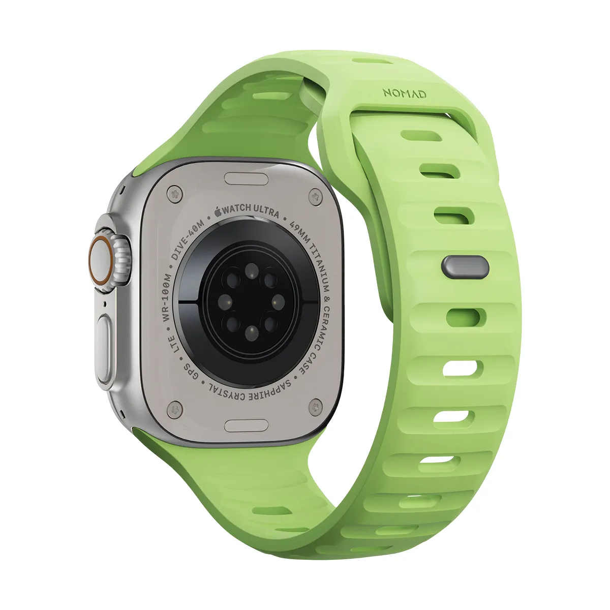 Bracelet de sport Nomad Apple Watch 46mm vert