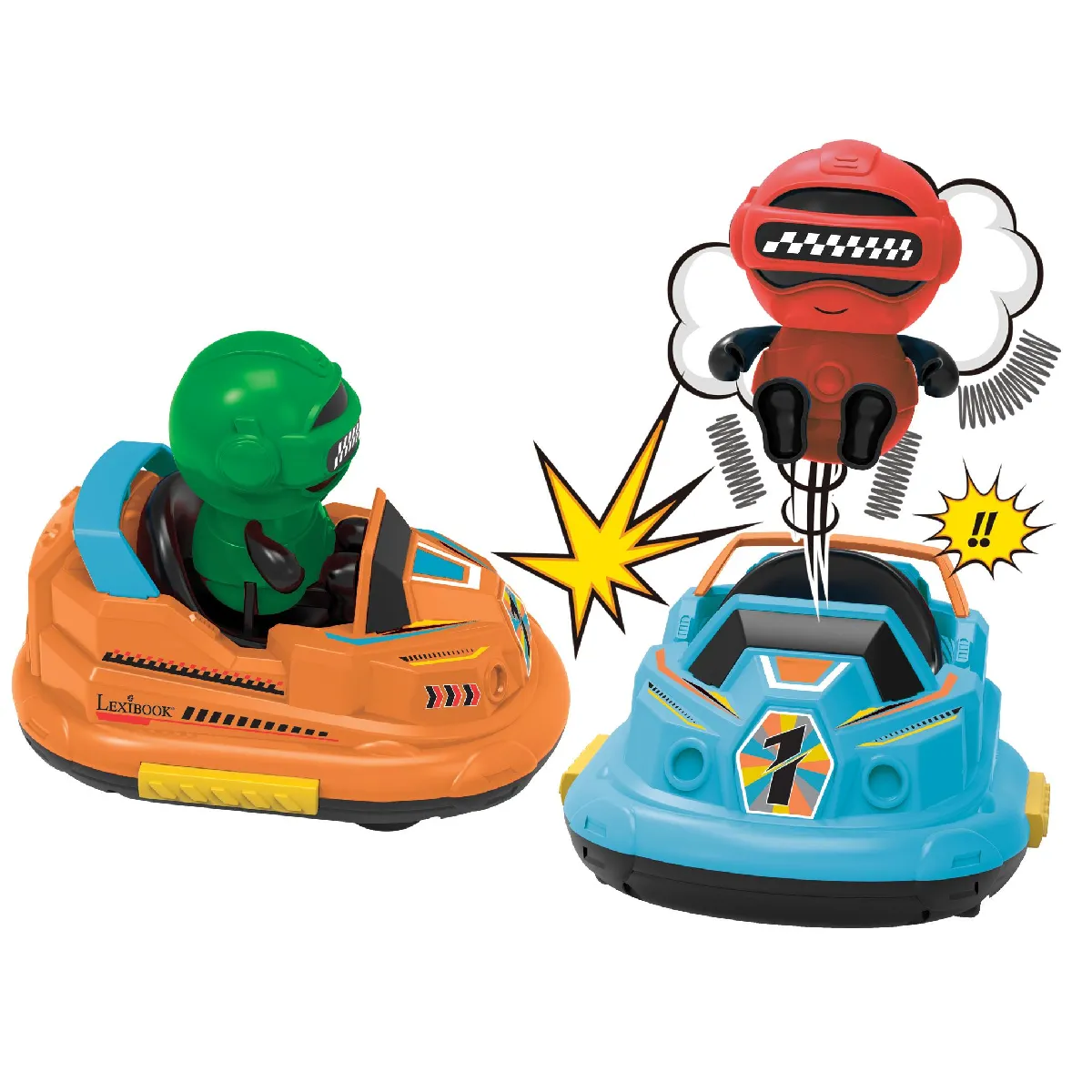 CROSSLANDER BUMPERS SET – 2 voitures et 2 figurines amovibles - vue 10