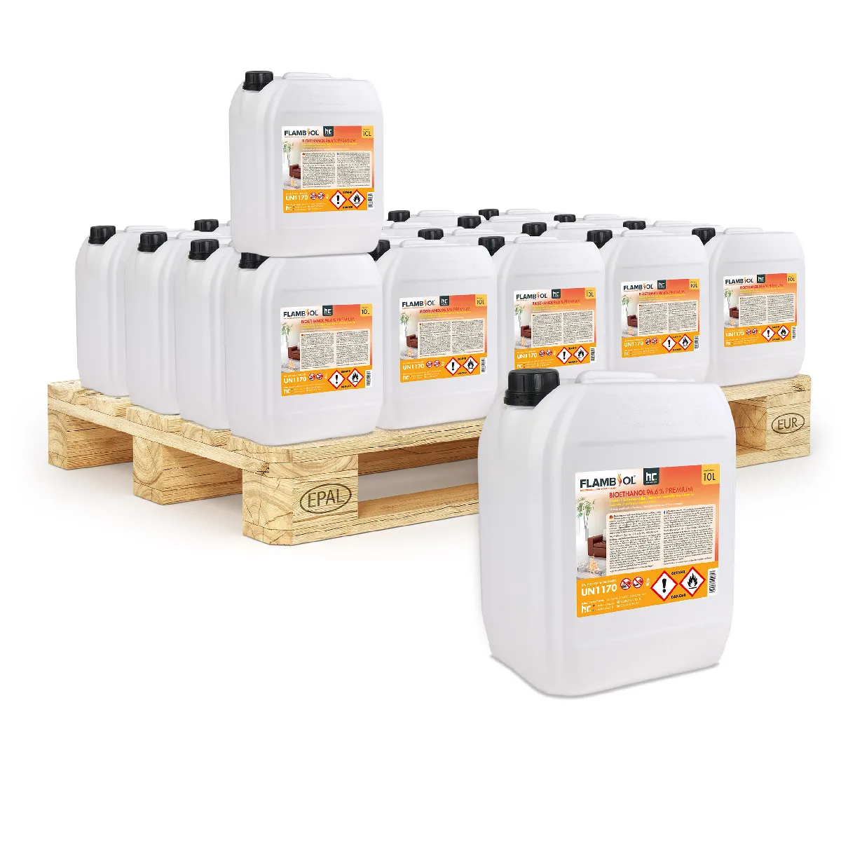Höfer Chemie 6x1L FLAMBIOL Huile Lampe Haute Pureté – Torches & Lanternes