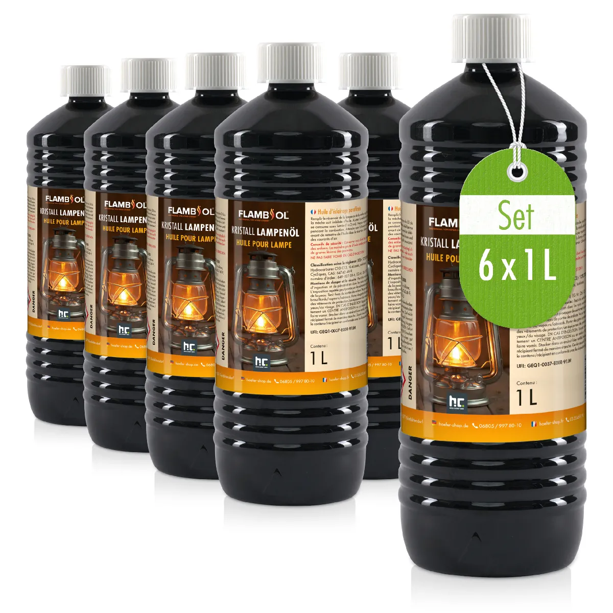 Huile de Lampe Ultra pure FLAMBIOL® 1 Inodore et Cristalline