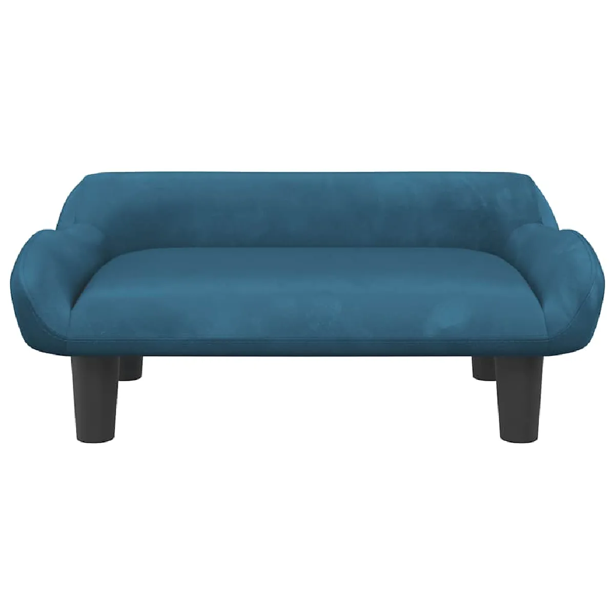 Comparer les prix de Lit pour chien panier canapé confortable 70 x 40 x 24 cm velours Bleu 02_0042791