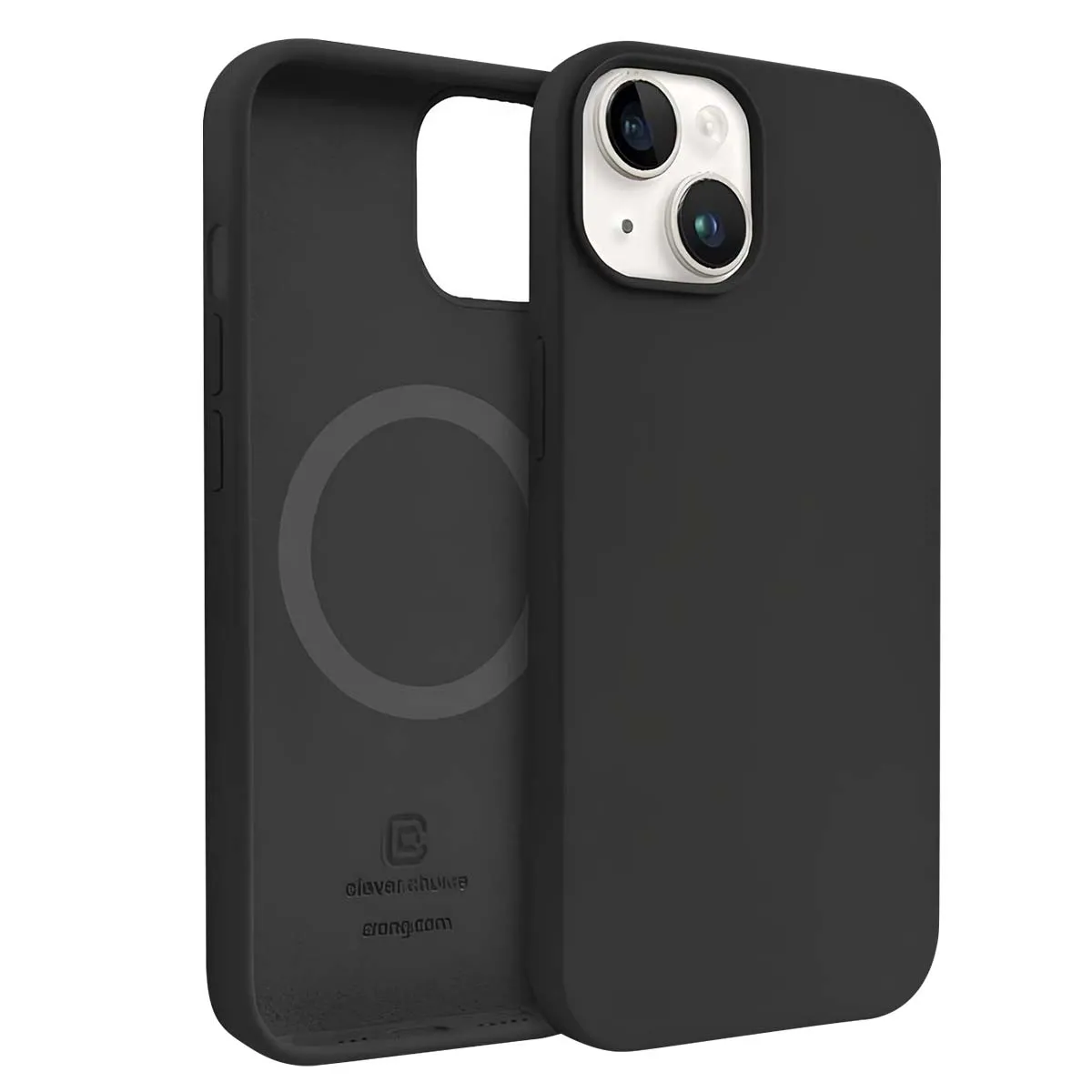Crong Coque magn&eacute;tique Color Cover pour iPhone 14 (Noir) - 5904310701853