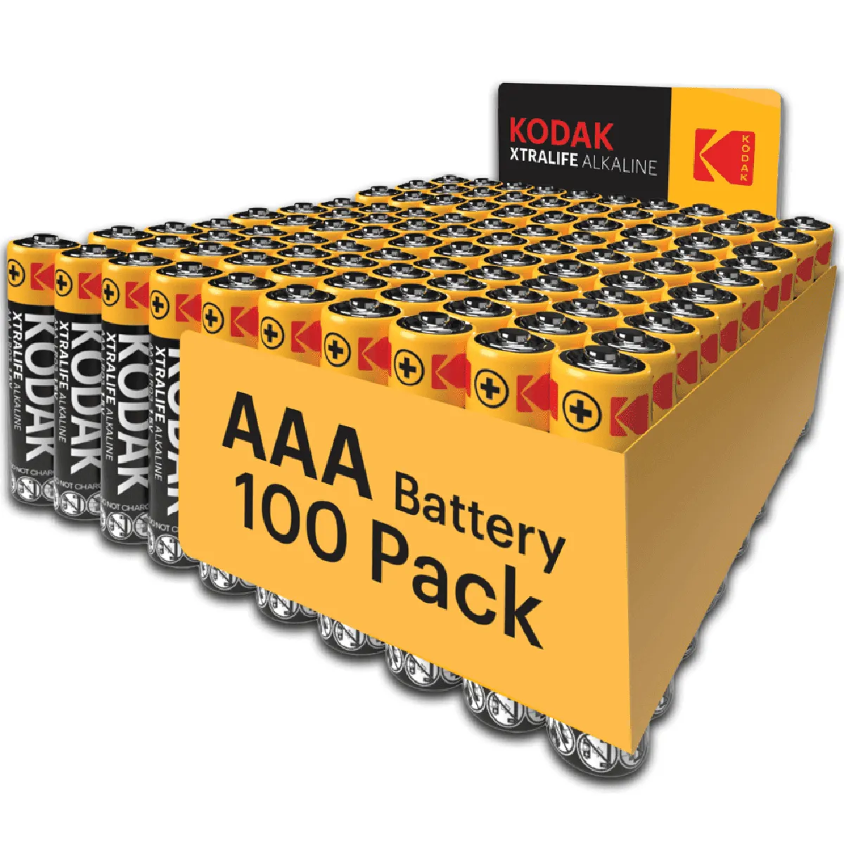 KODAK Xtralife Piles AAA LR3 Alcaline 1 5V – Pack de 100 - vue 10