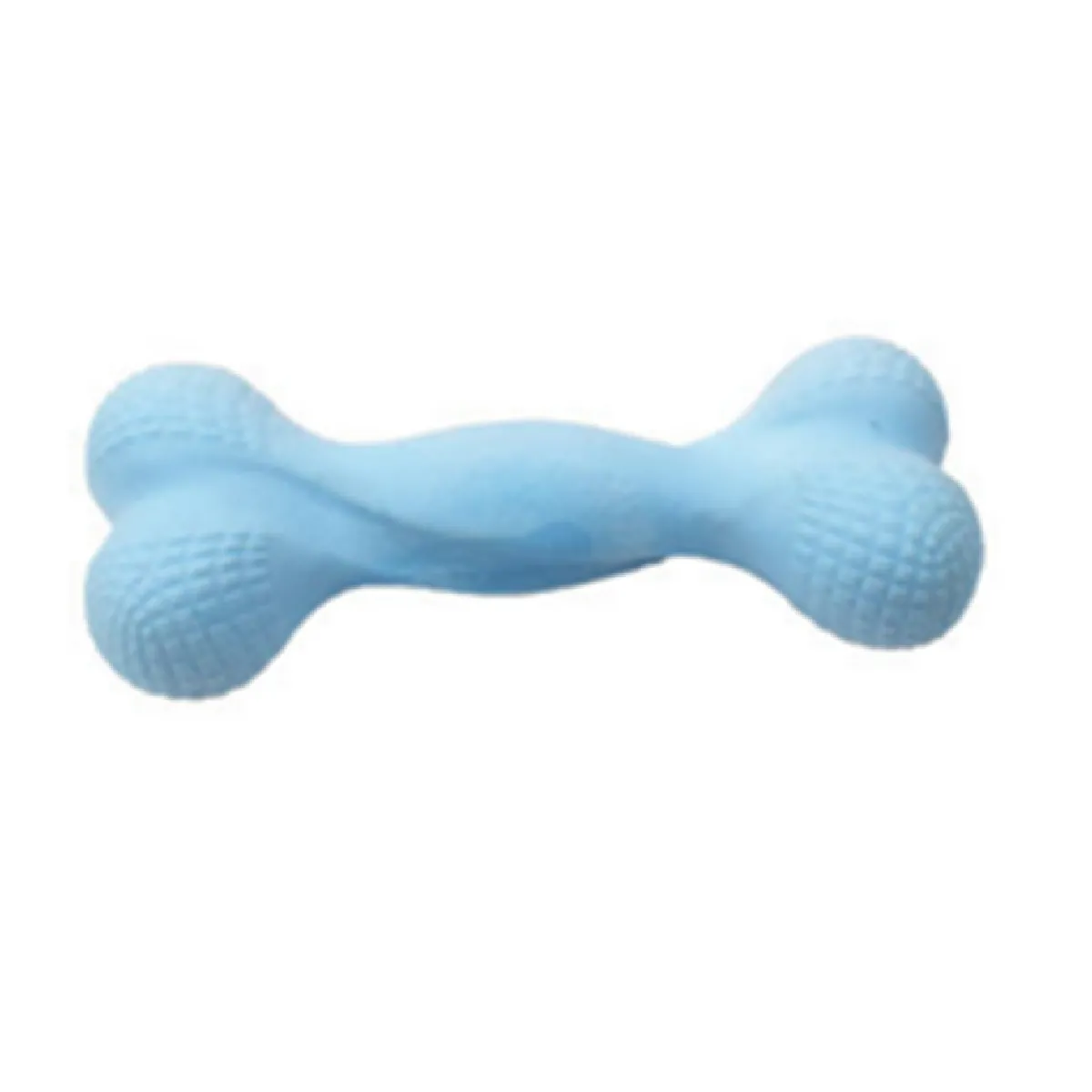 Meilleurs prix pour Jouet à mâcher pour chien en caoutchouc résistant, idéal pour l'entraînement - Bleu