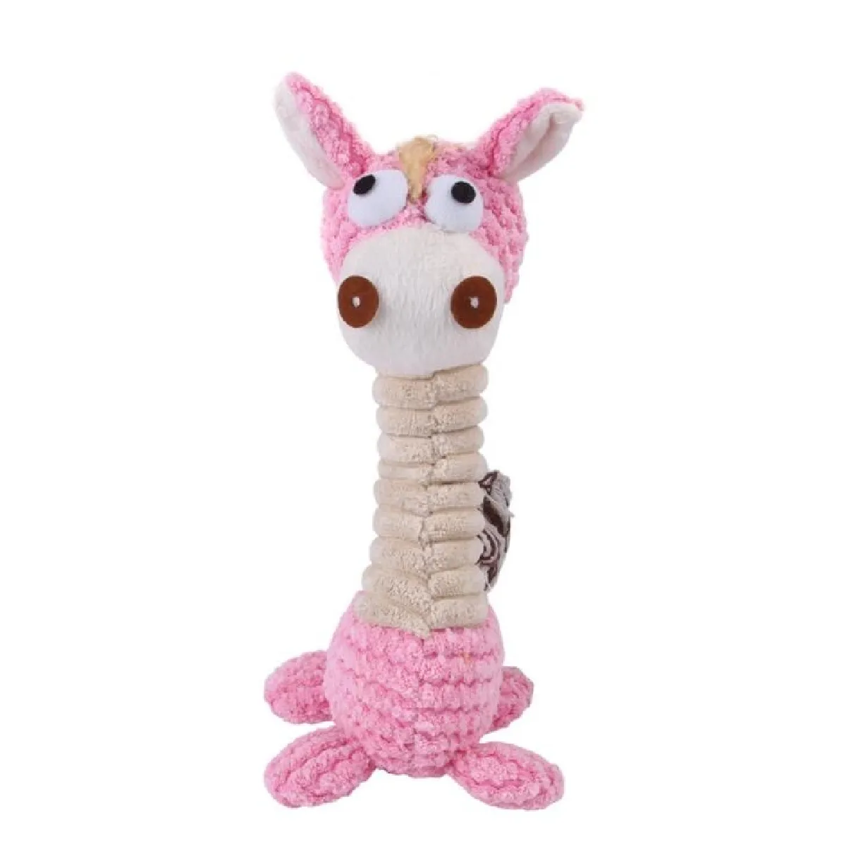 Comparer les prix de Jouet en peluche girafe pour chien, entraînement vocal