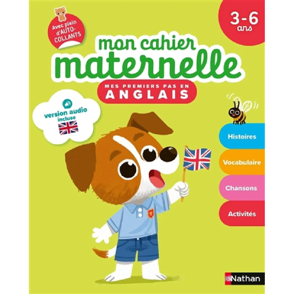 Mon cahier maternelle : mes premiers pas en anglais, 3-6 ans ...