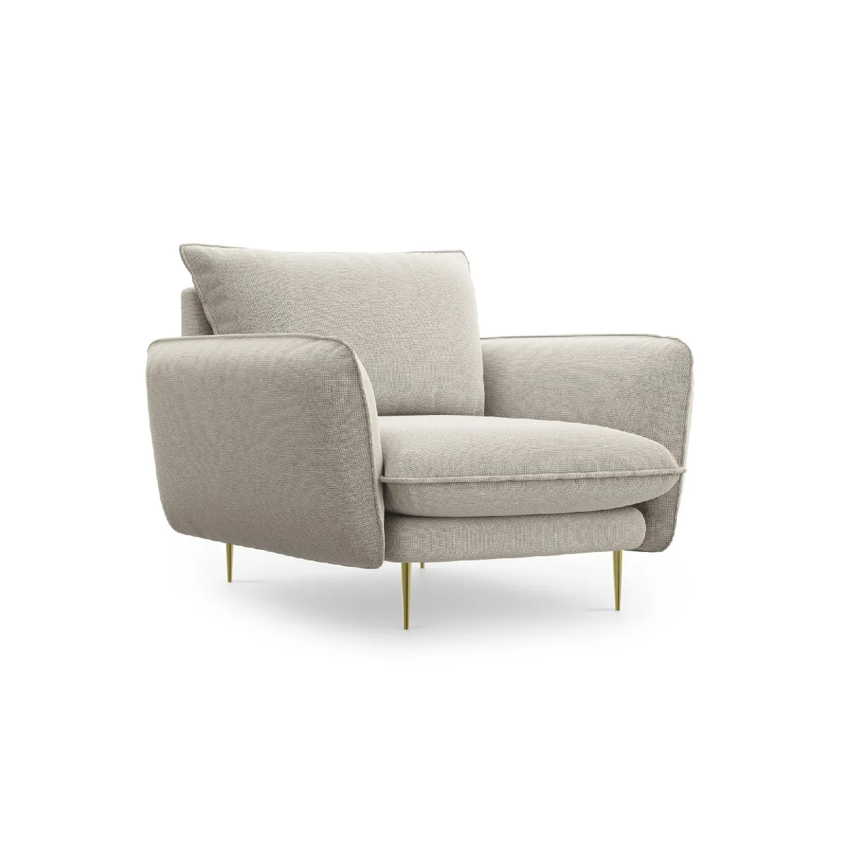 Cosmopolitan design Fauteuil Vienna - Beige Cosmopolitan design Fauteuil Vienna - Beige