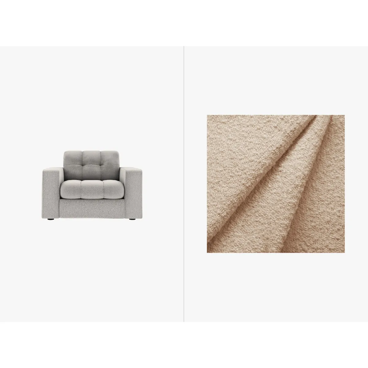 Cxl by christian lacroix Fauteuil Yohan - Beige
