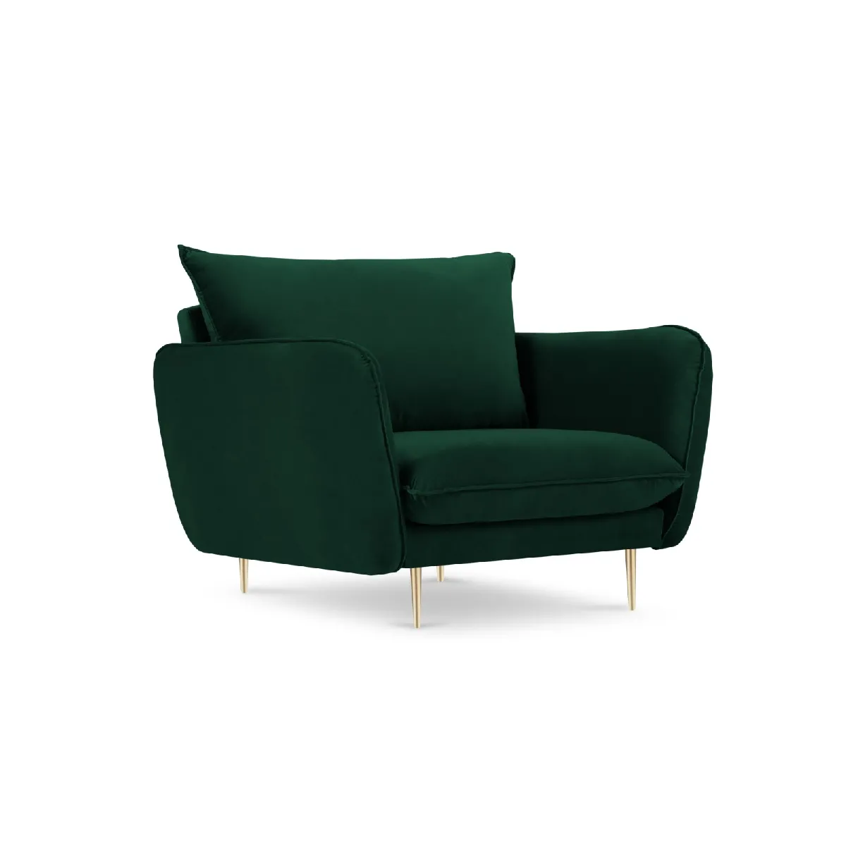 Cosmopolitan design Fauteuil Vienna - Vert foncé Cosmopolitan design Fauteuil Vienna - Vert foncé