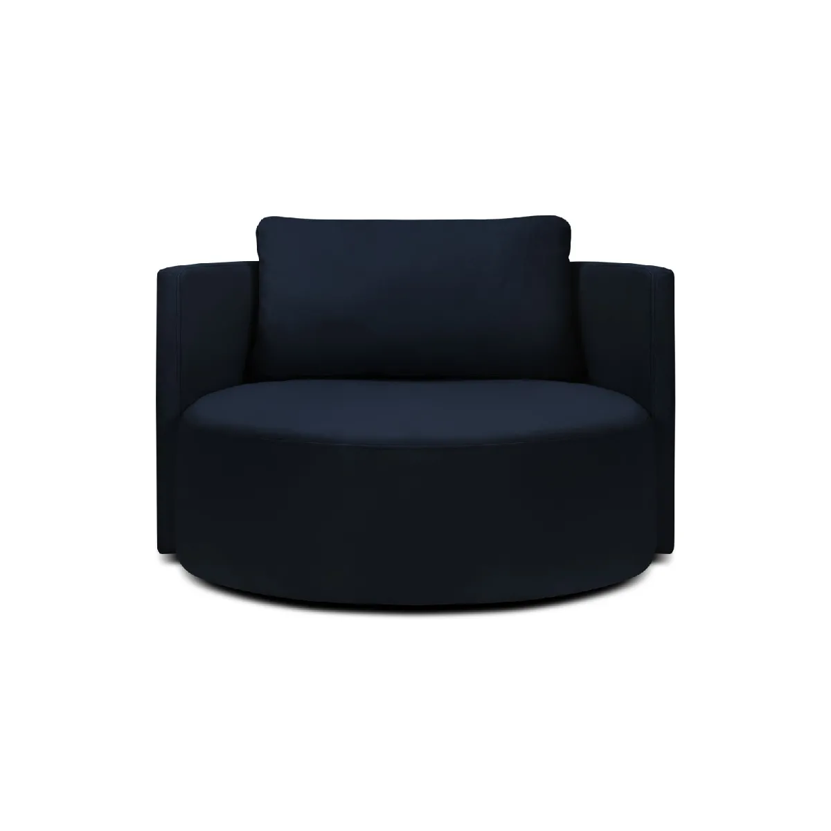 Cxl by christian lacroix Fauteuil pivotant velours - Bleu