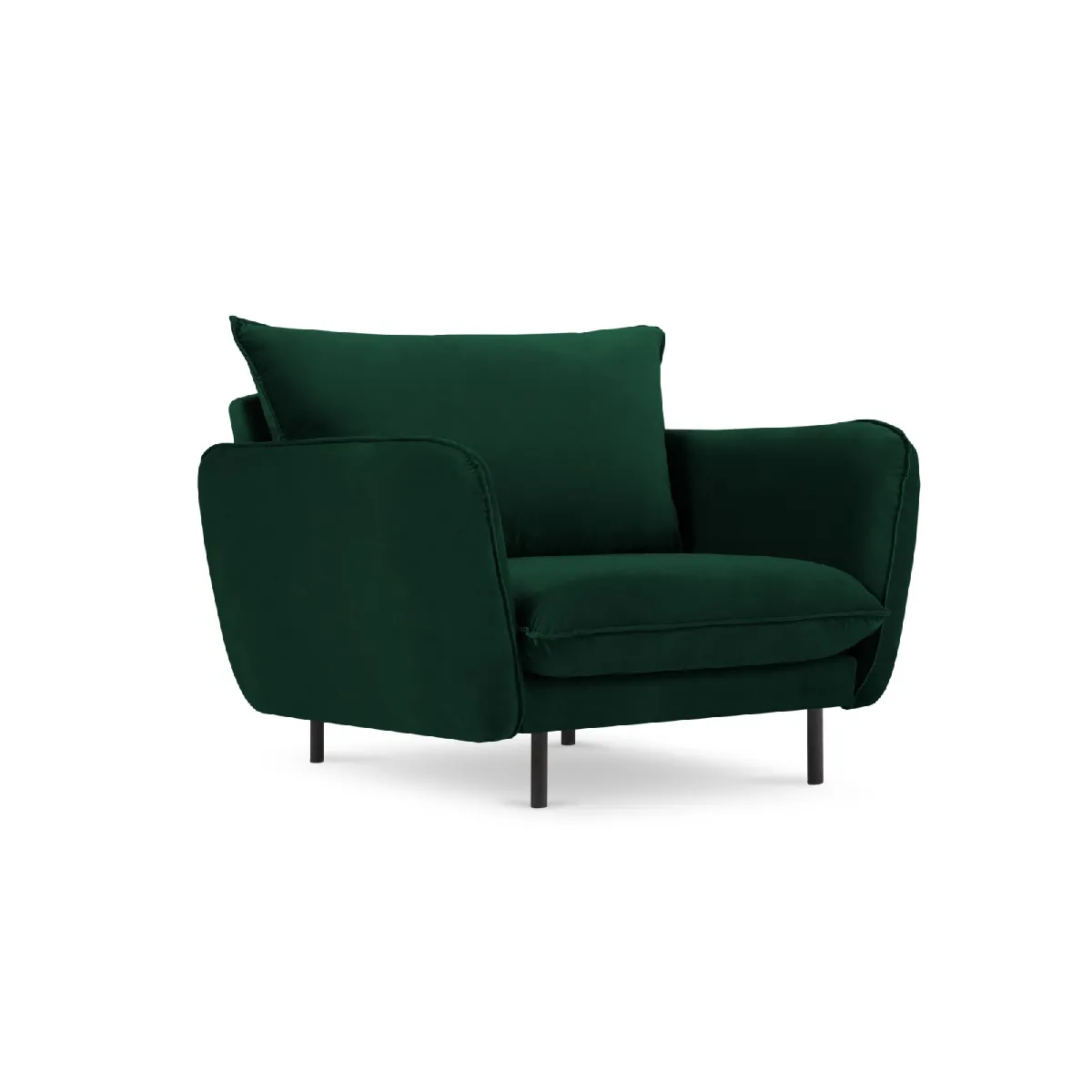 Cosmopolitan design Fauteuil Vienna - Vert foncé Cosmopolitan design Fauteuil Vienna - Vert foncé