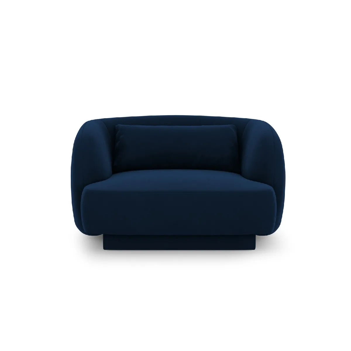 Cosmopolitan design Fauteuil Tulum - Bleu roi Cosmopolitan design Fauteuil Tulum - Bleu roi