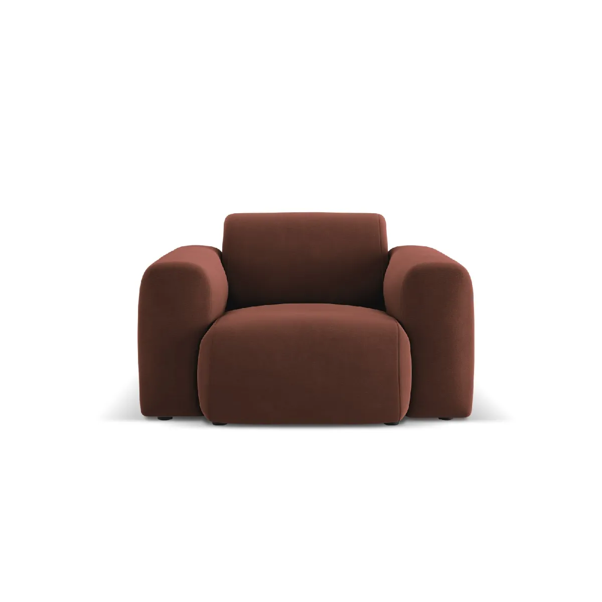 Cosmopolitan design Fauteuil 2 places Nolio en velours Cosmopolitan design Fauteuil 2 places Nolio en velours