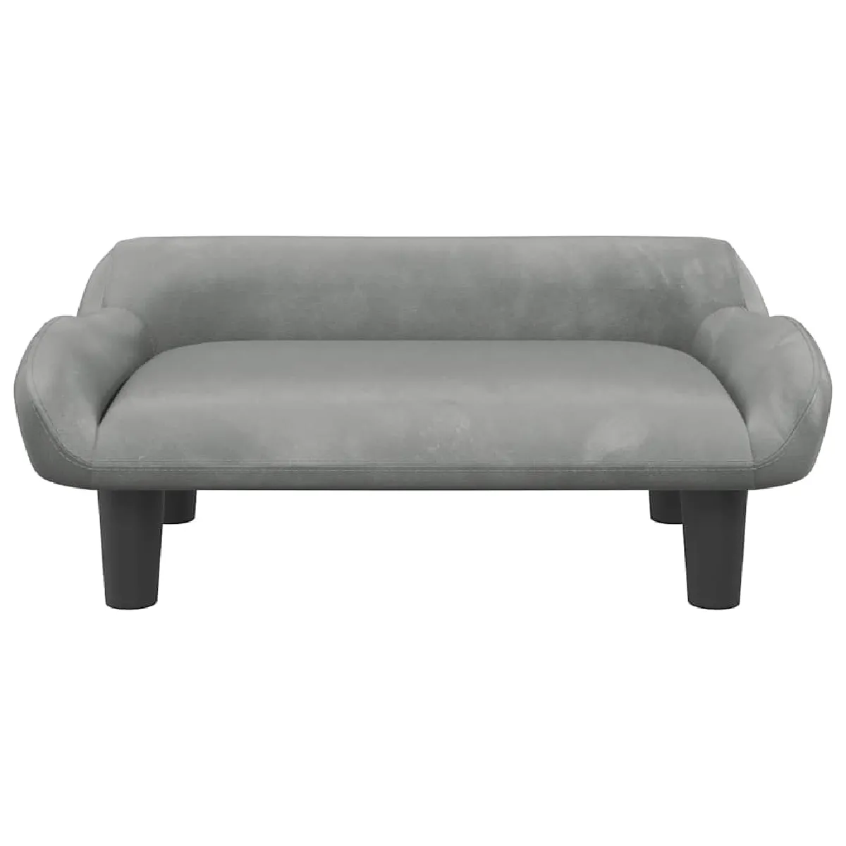 Meilleurs prix pour Lit pour chien panier canapé confortable clair 70 x 40 x 24 cm velours gris 02_0043102
