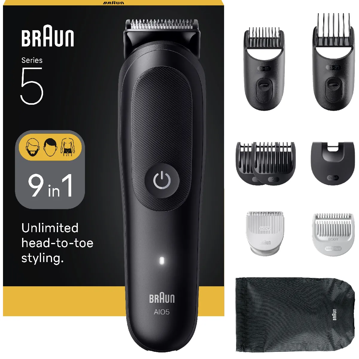 Braun Series 5 AIO5540 - Noir