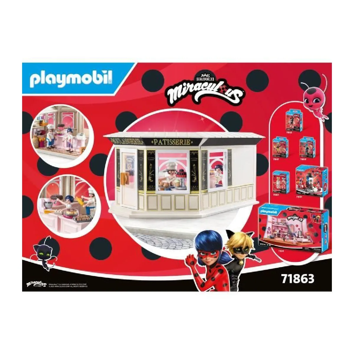 Playmobil® PLAYMOBIL 71863 Miraculous : Boulangerie Dupain Cheng