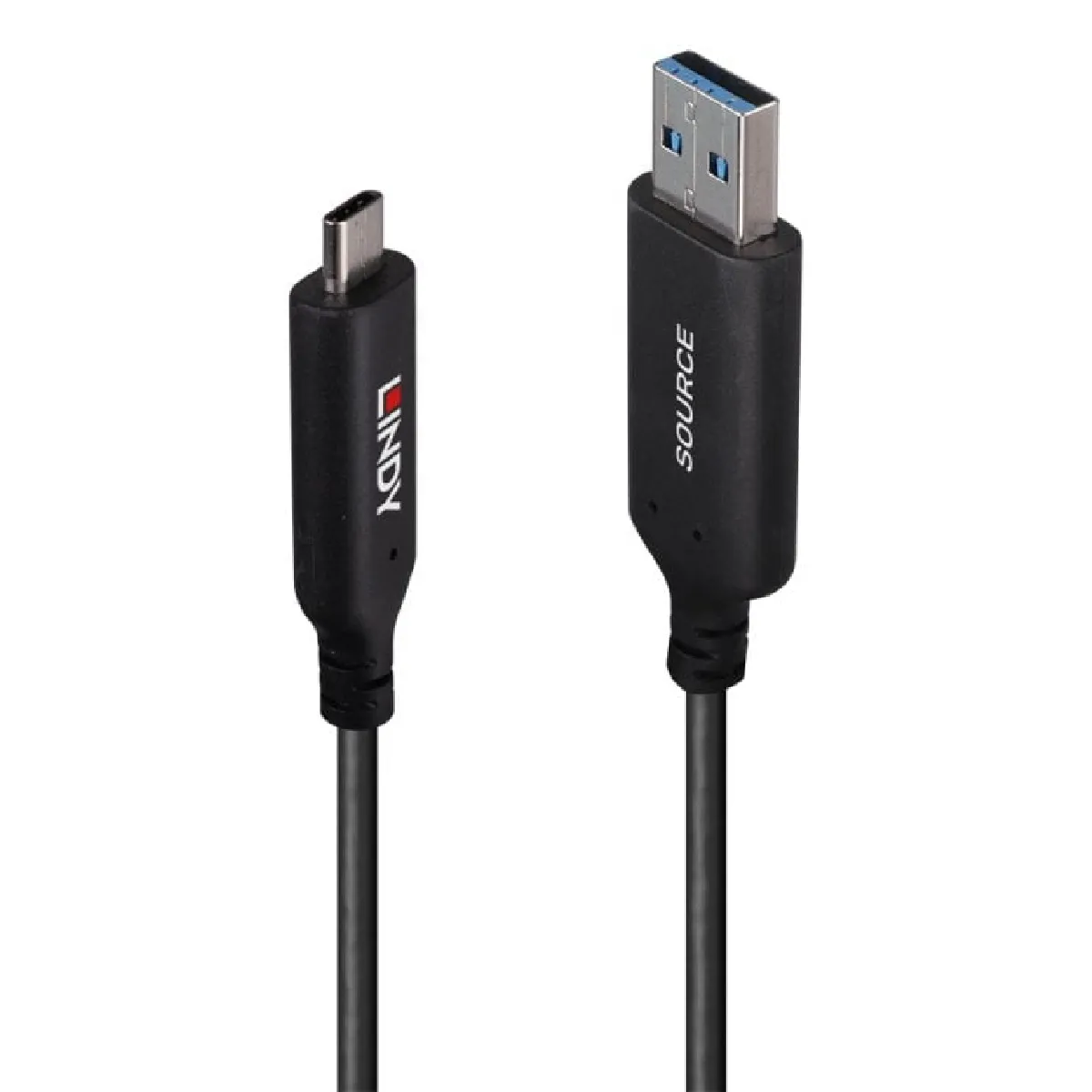 Lindy Noir Câble Usb-A Vers Usb-C - 10 M
