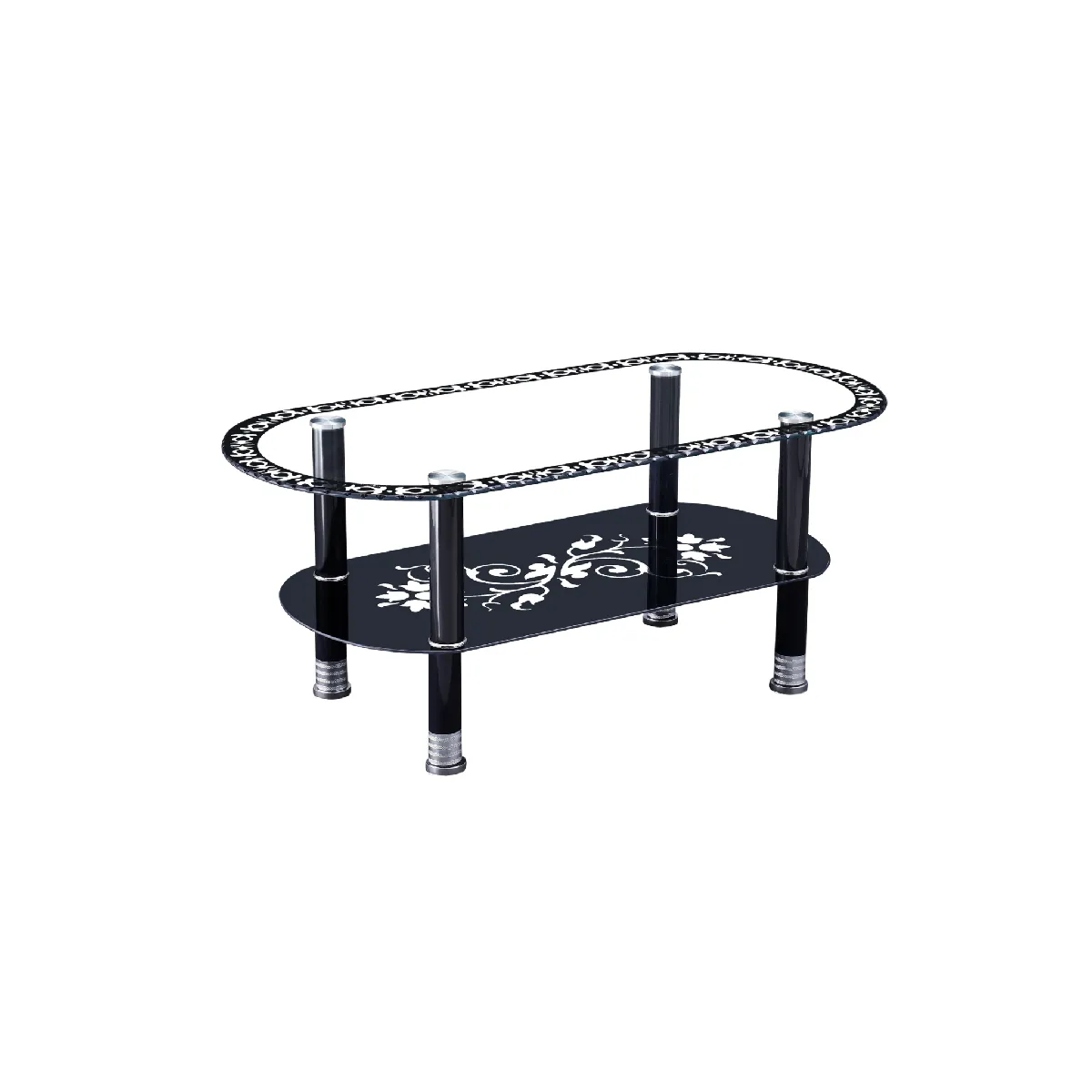 Meilleurs prix pour Table Basse Myriam Noir 110x55x45 Cm