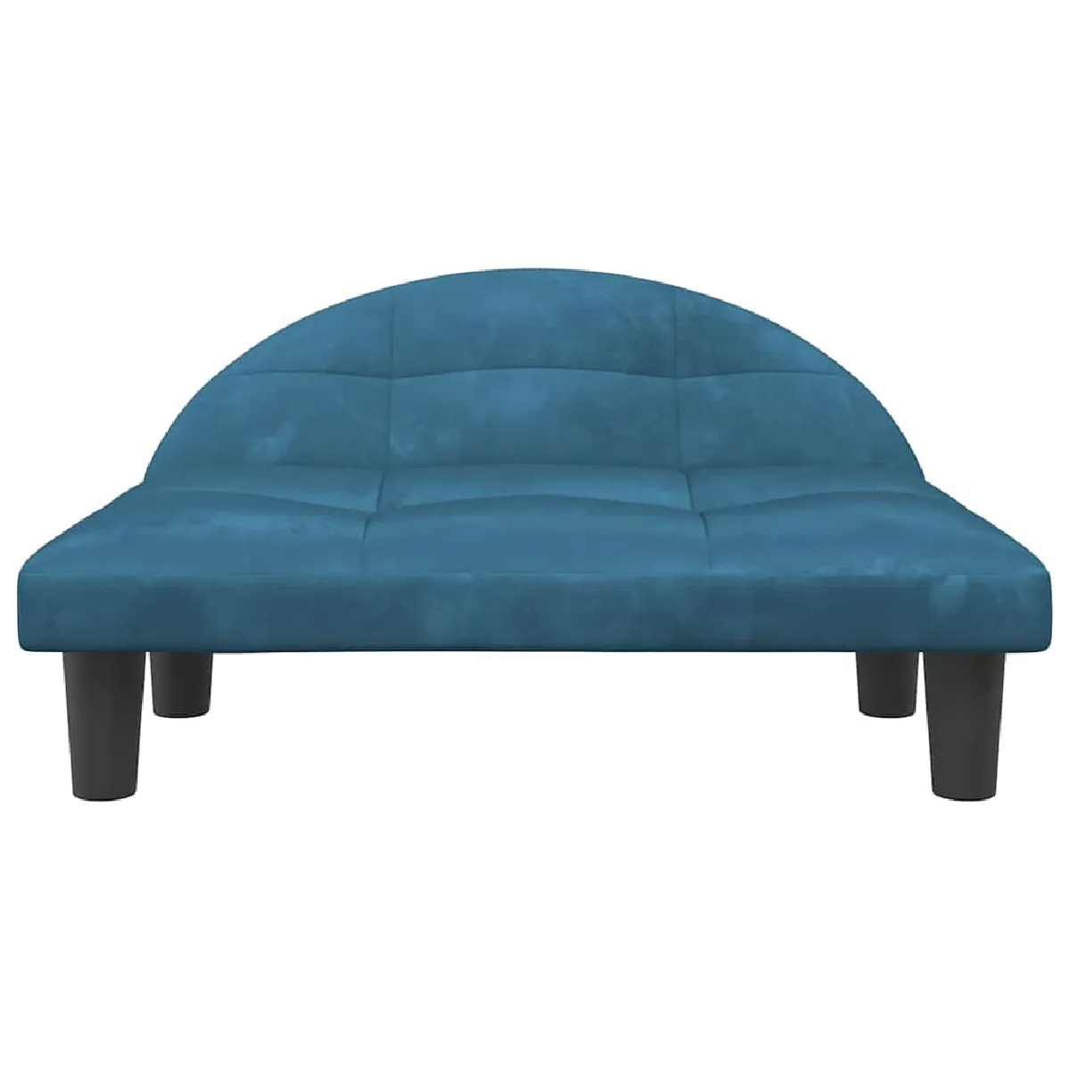 Comparer les prix de Lit pour chien panier canapé confortable 70 x 52 x 30 cm velours Bleu 02_0042898