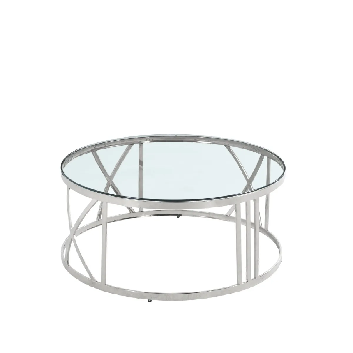Meilleurs prix pour Table Basse Atmos Chrome Transparent 100 Cm