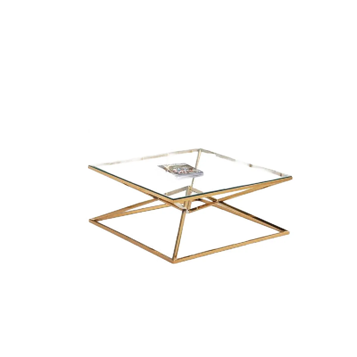 Meilleurs prix pour Table basse carrée PYRAMIDE 100x100 cm