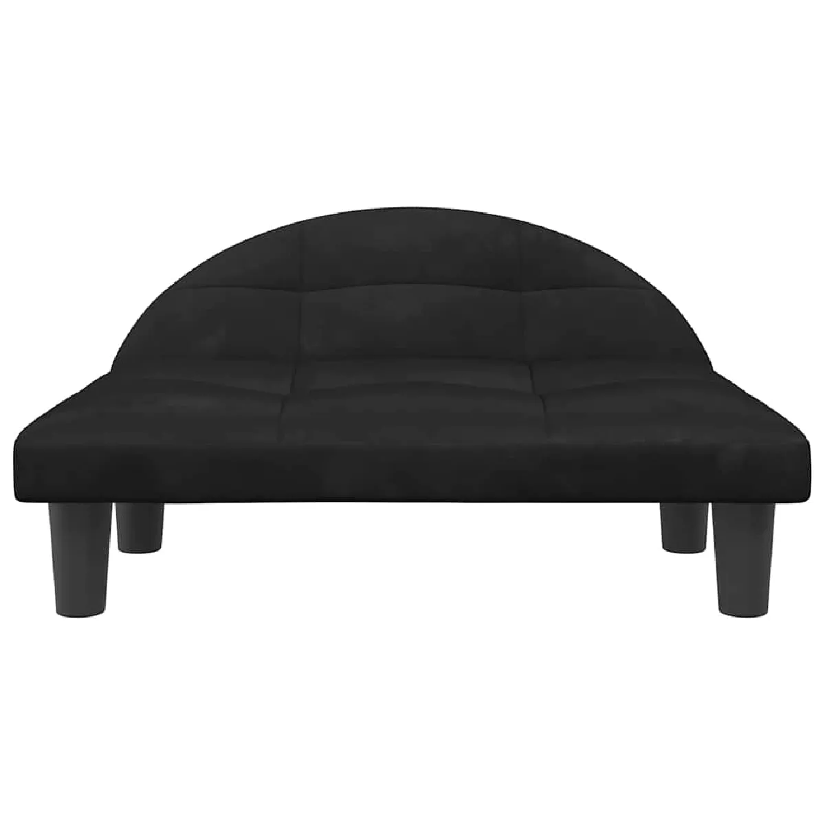 Meilleurs prix pour Lit pour chien panier canapé confortable 70 x 52 x 30 cm velours noir 02_0042901