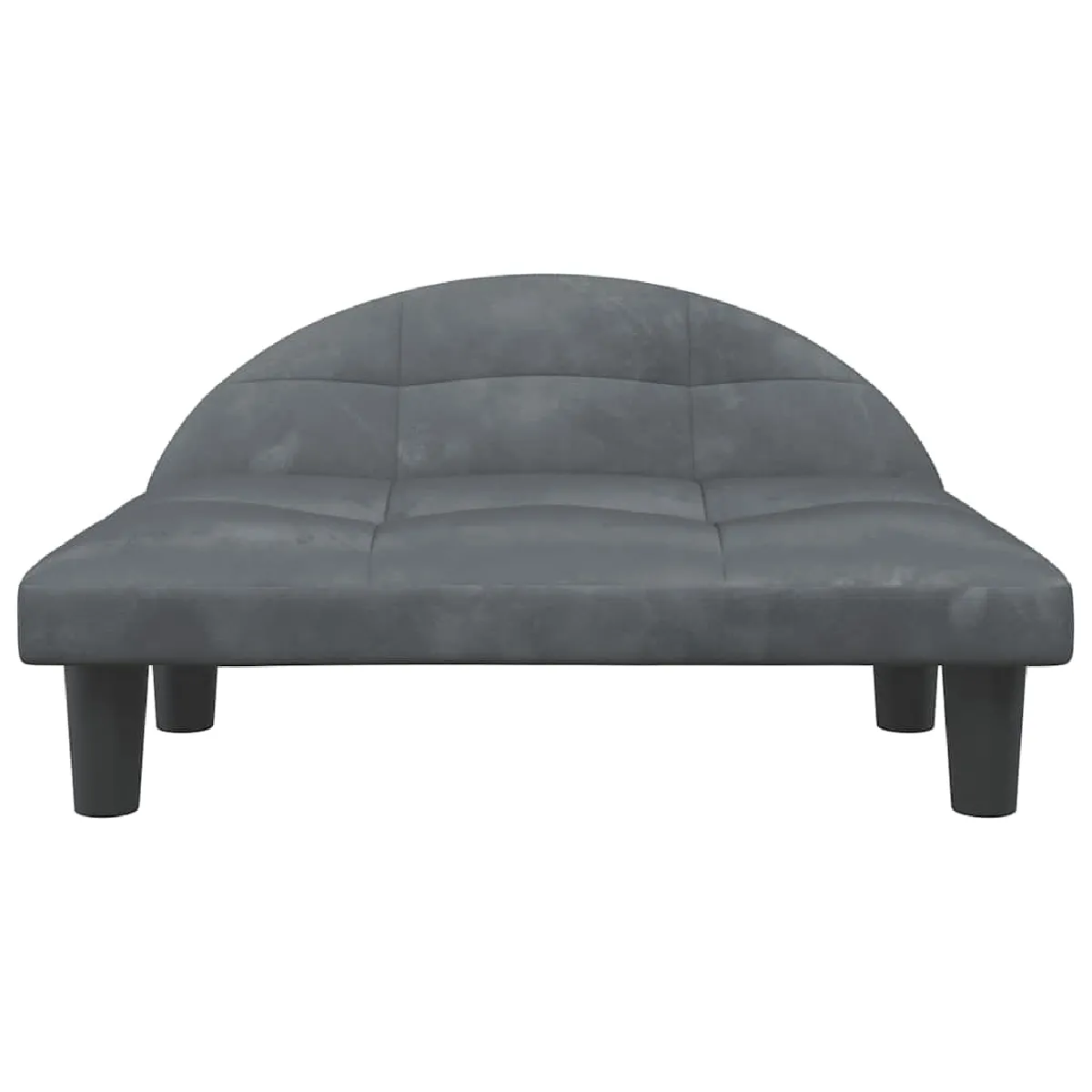 Meilleurs prix pour Lit pour chien panier canapé confortable foncé 70 x 52 x 30 cm velours gris 02_0043182