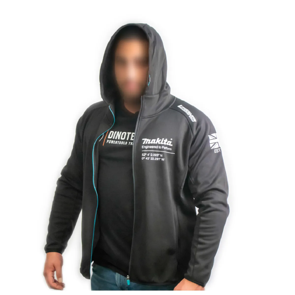 Makita Veste à capuche polyester - vue 2