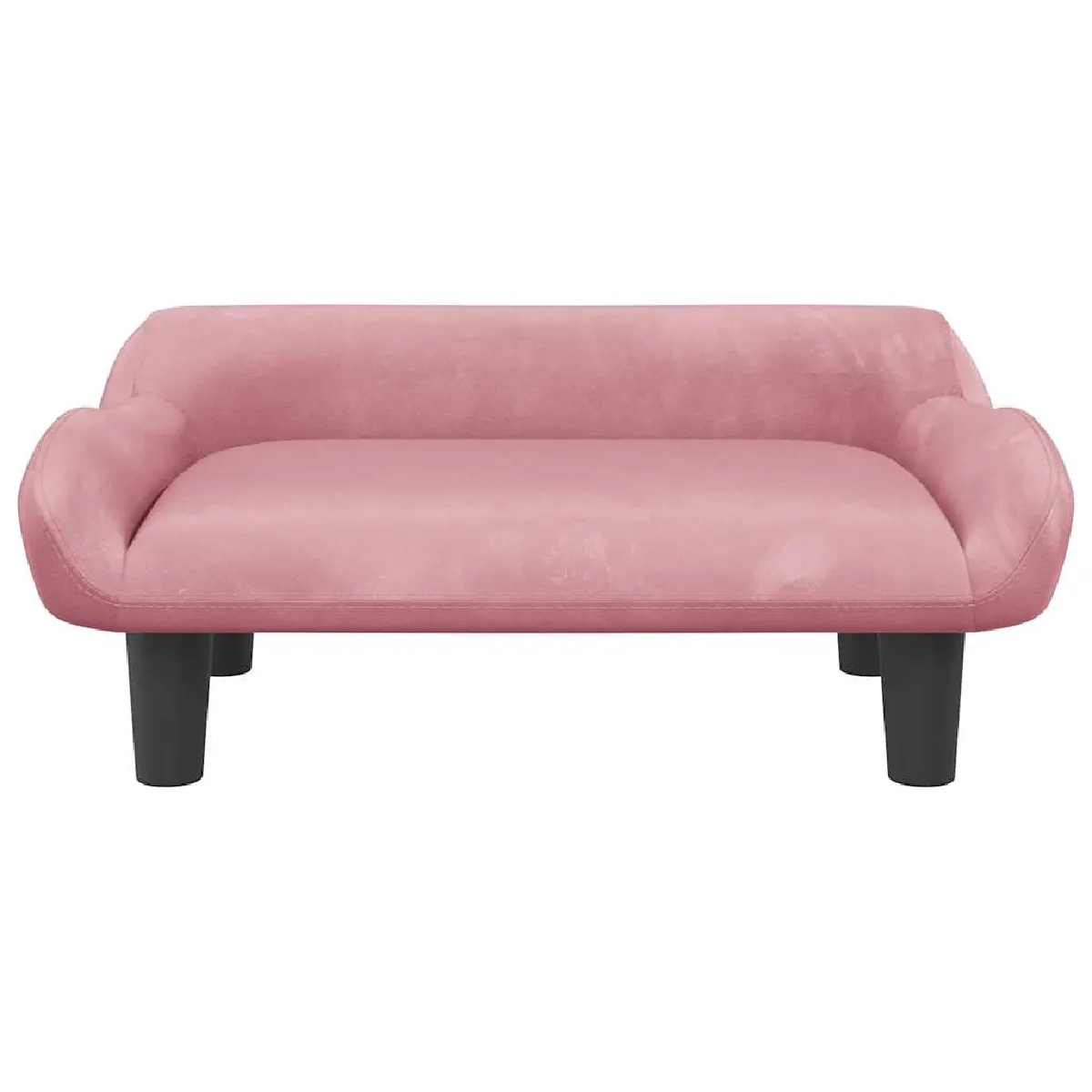 Meilleurs prix pour Lit pour chien panier canapé confortable 70 x 40 x 24 cm velours Rose 02_0042795