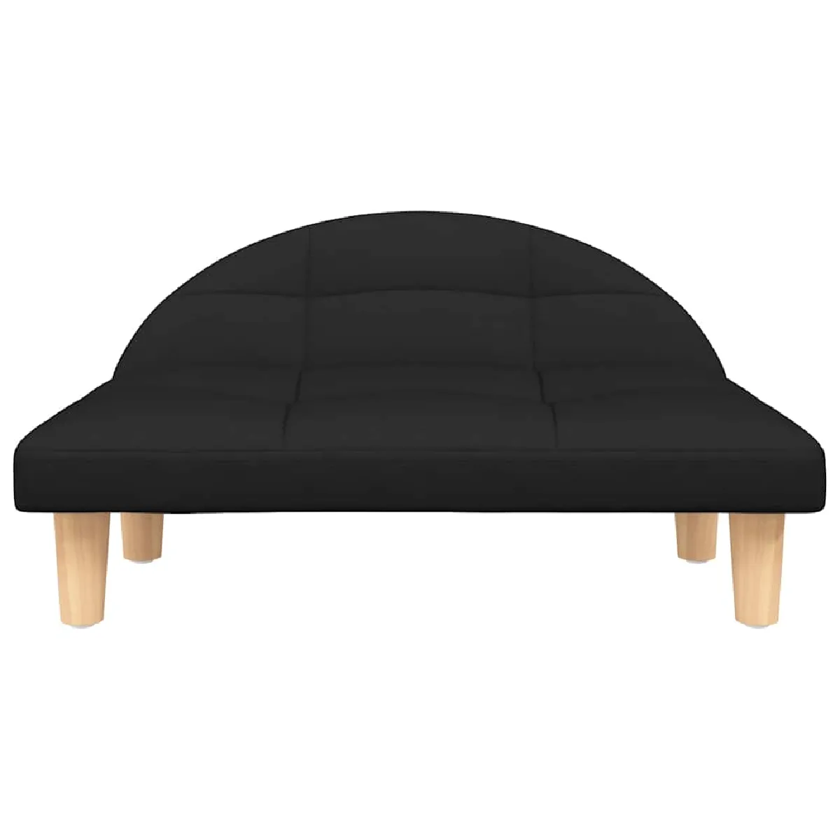 Comparer les prix de Lit pour chien panier canapé confortable 70 x 52 x 30 cm tissu noir 02_0042894