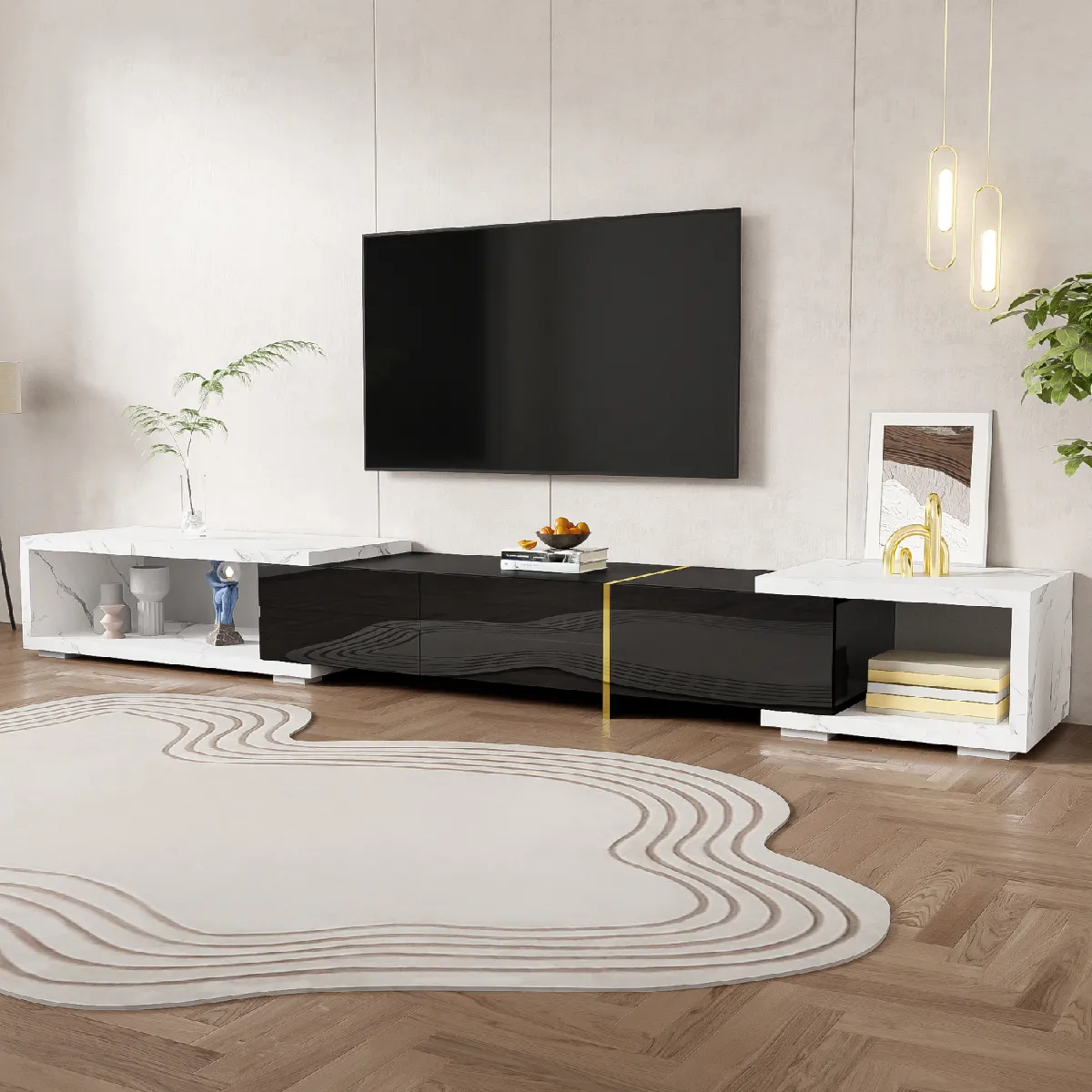 Okwish Meuble TV design - Noir