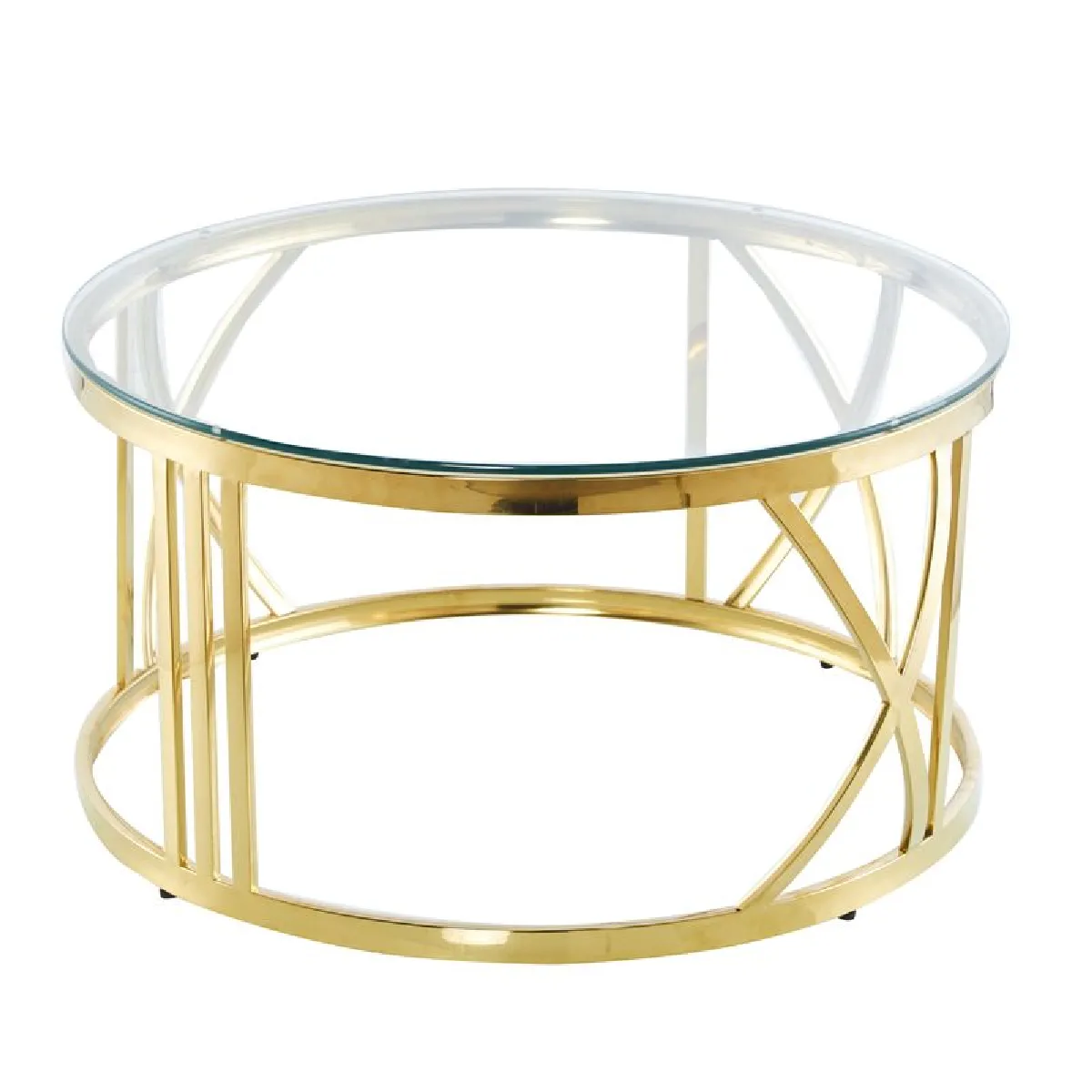 Comparer les prix de Table Basse ATMOS Gold 80 cm